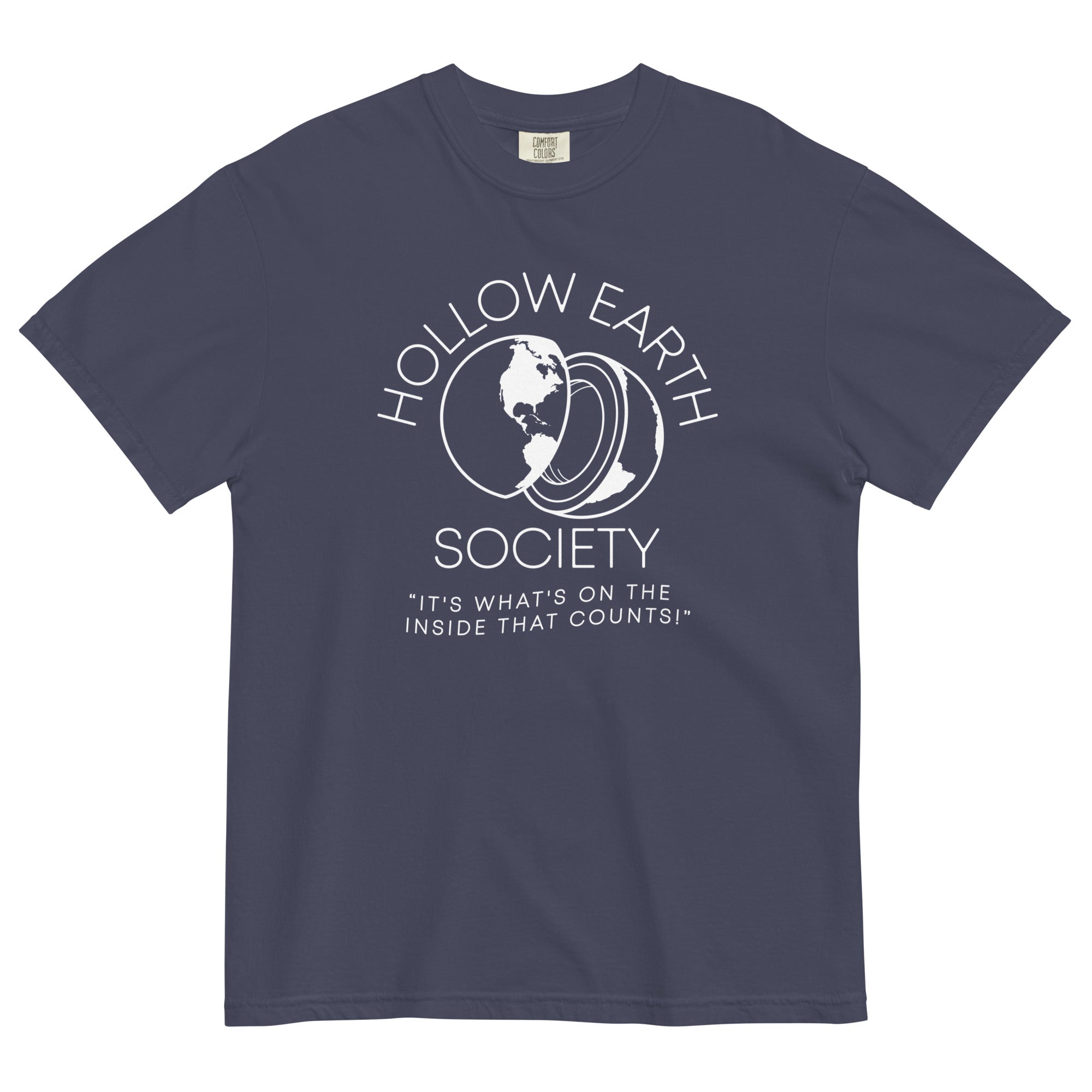 Hollow Earth Society Men's Relaxed Fit Tee Hoodie, Sweatshirt | CoreVibeTees.com (Image 2)
