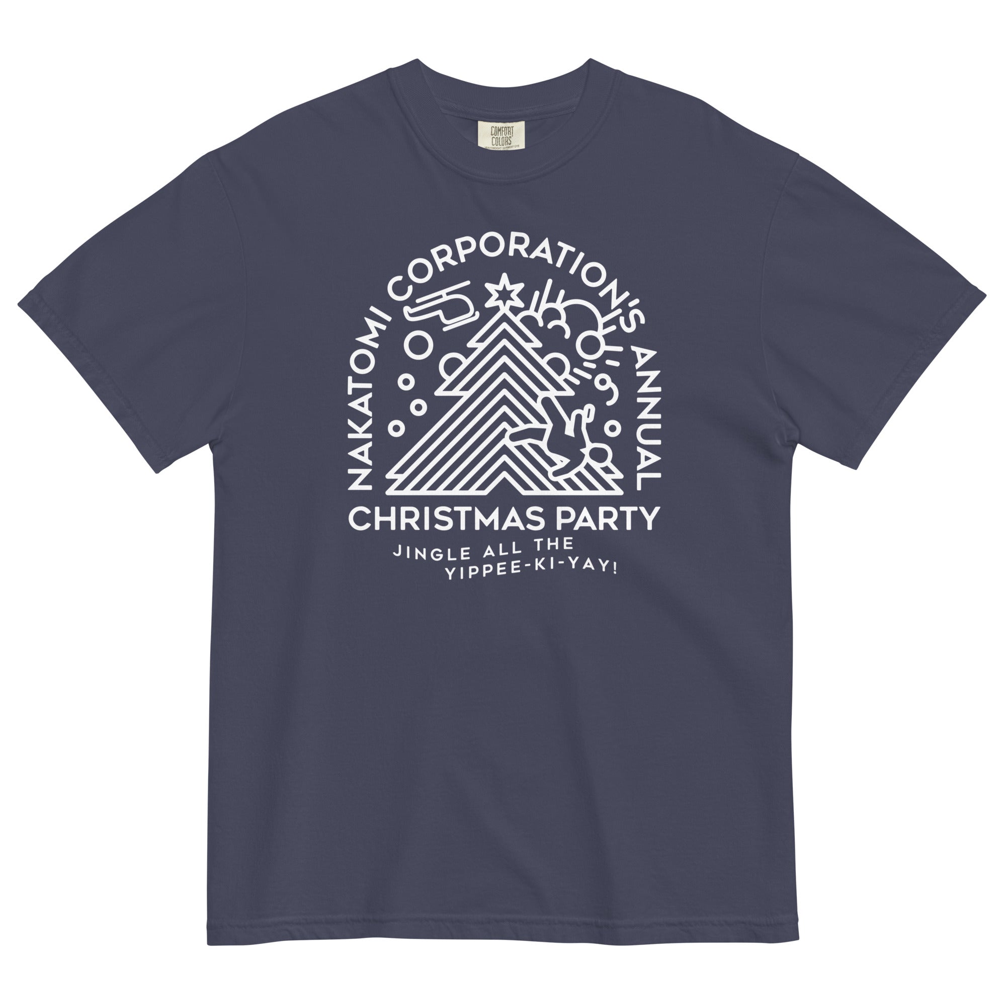 Nakatomi Christmas Party Men's Relaxed Fit Tee Hoodie, Sweatshirt | CoreVibeTees.com (Image 3)