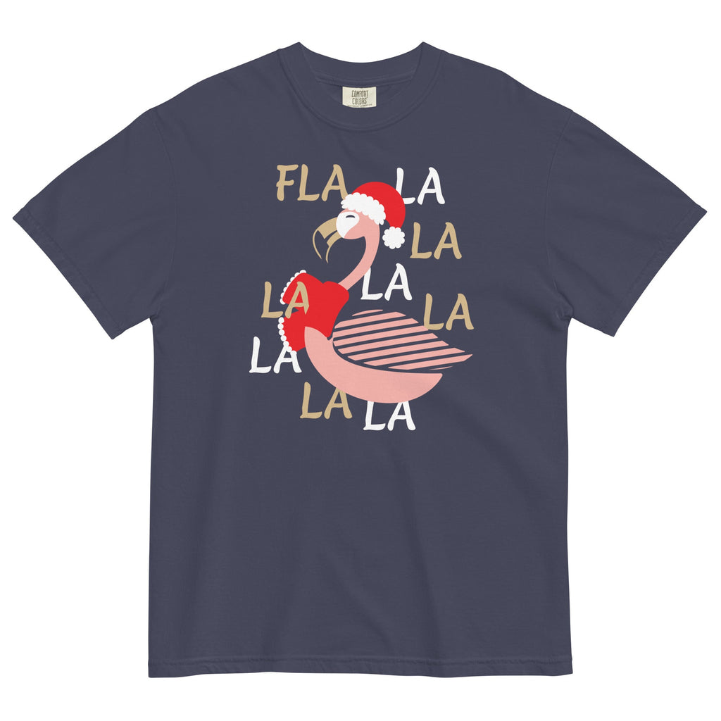 Fla La La Lamingo Men's Relaxed Fit Tee Hoodie, Sweatshirt | CoreVibeTees.com (Image 2)