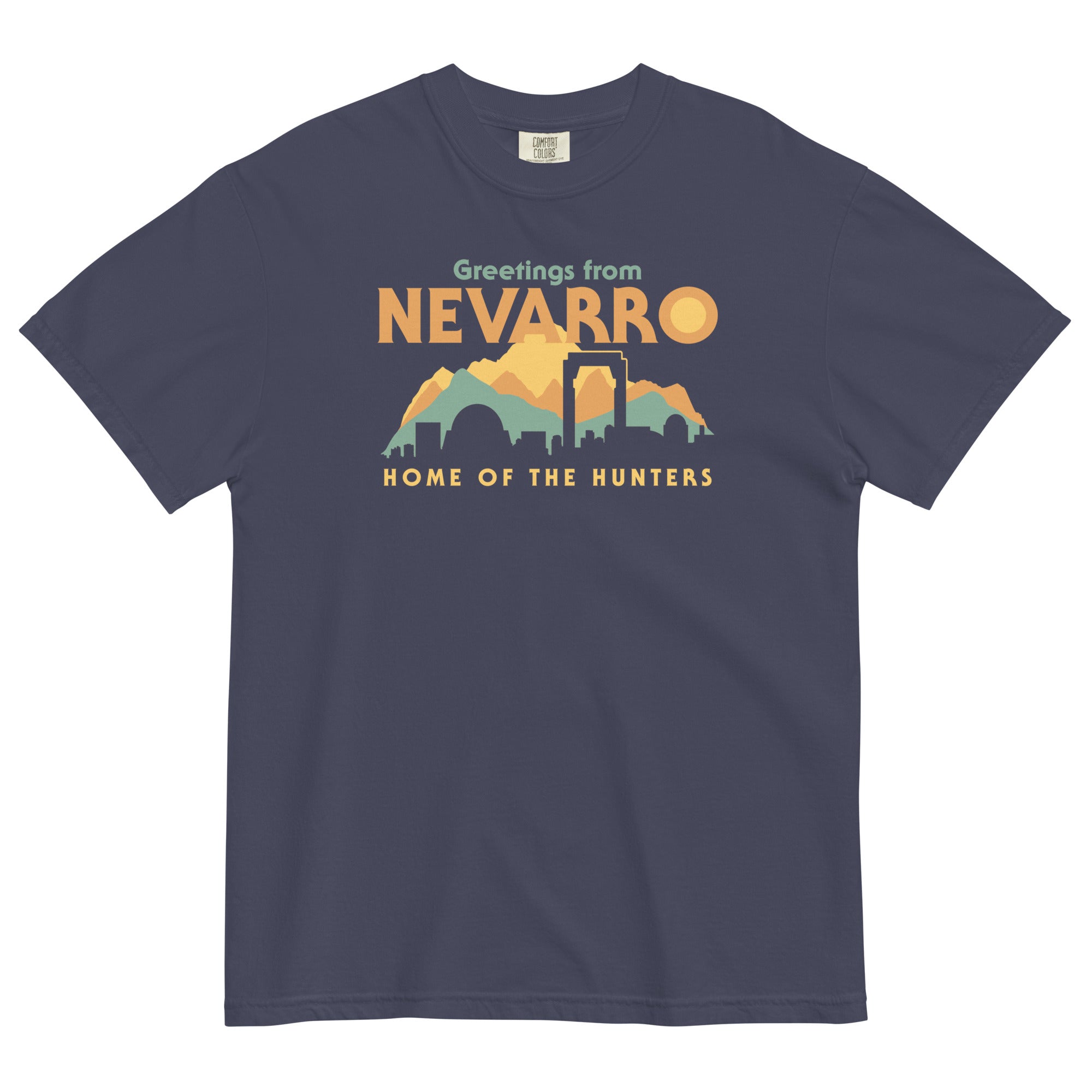 Greetings From Nevarro Men's Relaxed Fit Tee Hoodie, Sweatshirt | CoreVibeTees.com (Image 3)