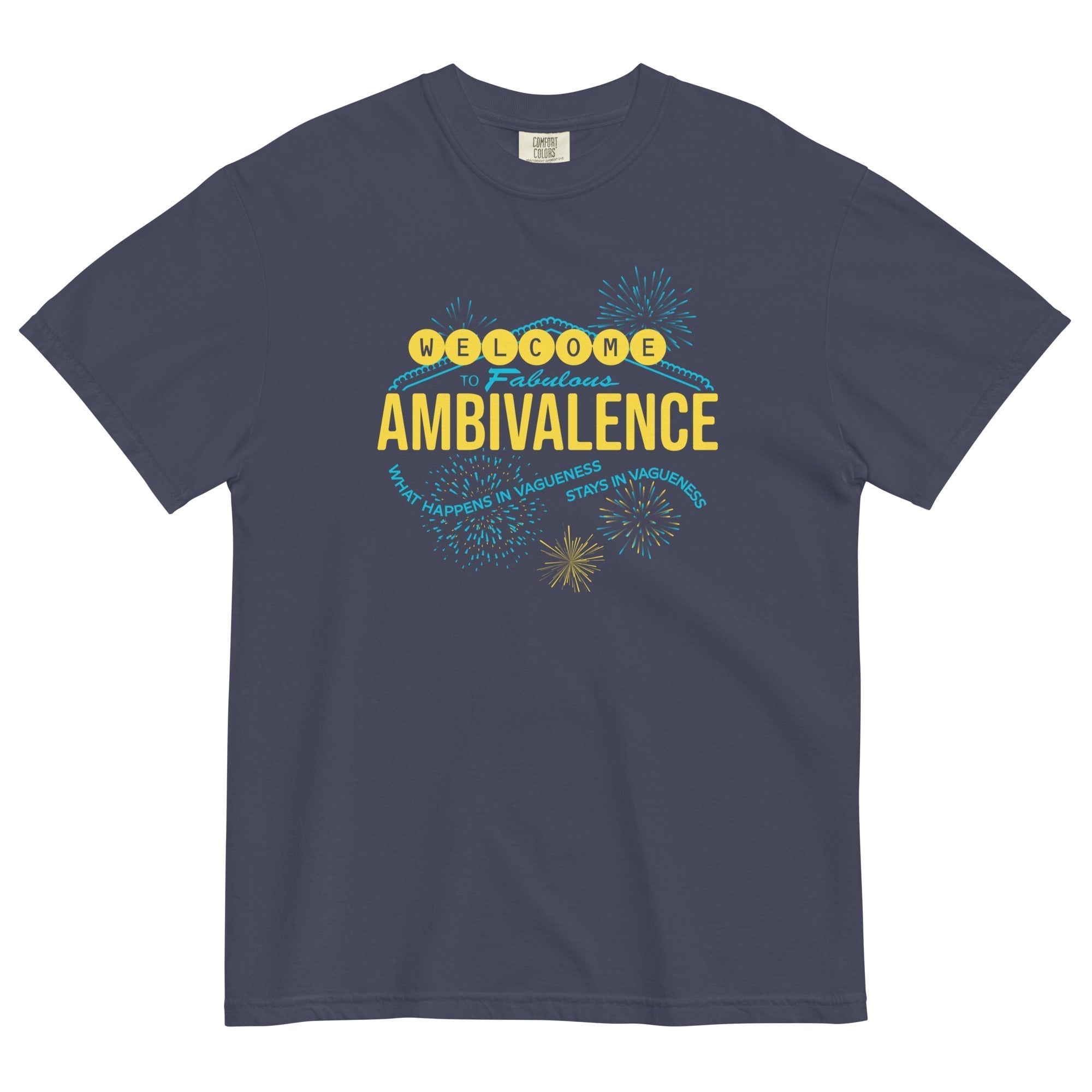 Welcome To Fabulous Ambivalence Men's Relaxed Fit Tee Hoodie, Sweatshirt | CoreVibeTees.com (Image 1)
