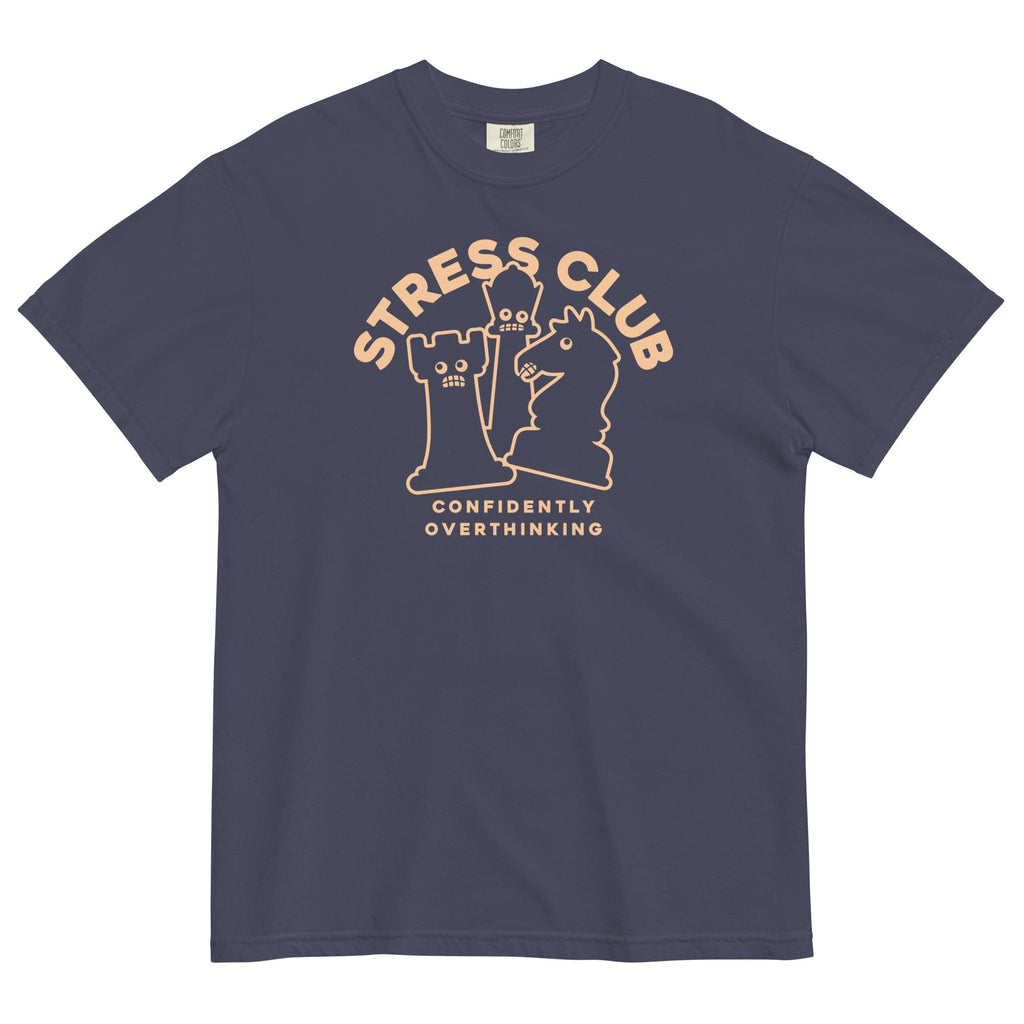 Stress Club Men's Relaxed Fit Tee Hoodie, Sweatshirt | CoreVibeTees.com (Image 2)
