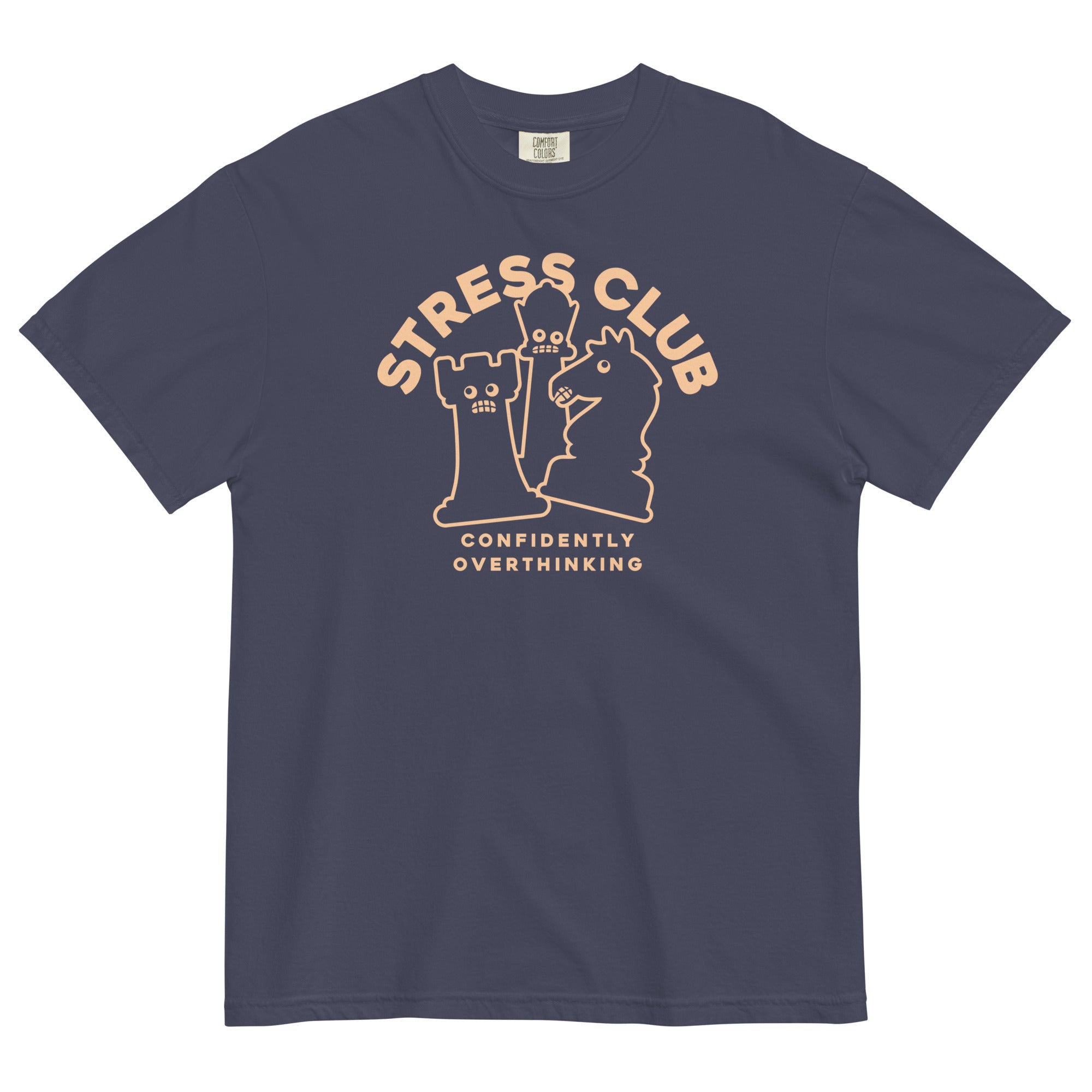 Stress Club Men's Relaxed Fit Tee Hoodie, Sweatshirt | CoreVibeTees.com (Image 2)