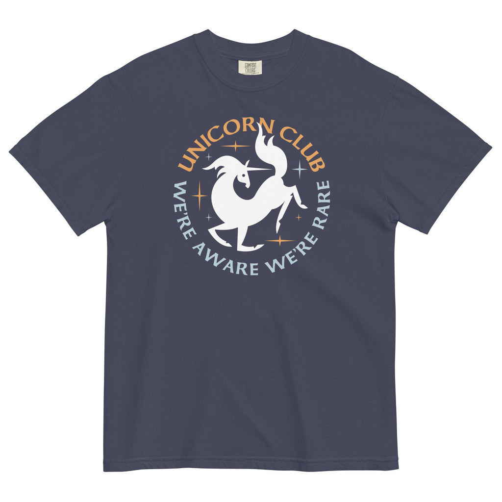 Unicorn Club Men's Relaxed Fit Tee Hoodie, Sweatshirt | CoreVibeTees.com (Image 3)