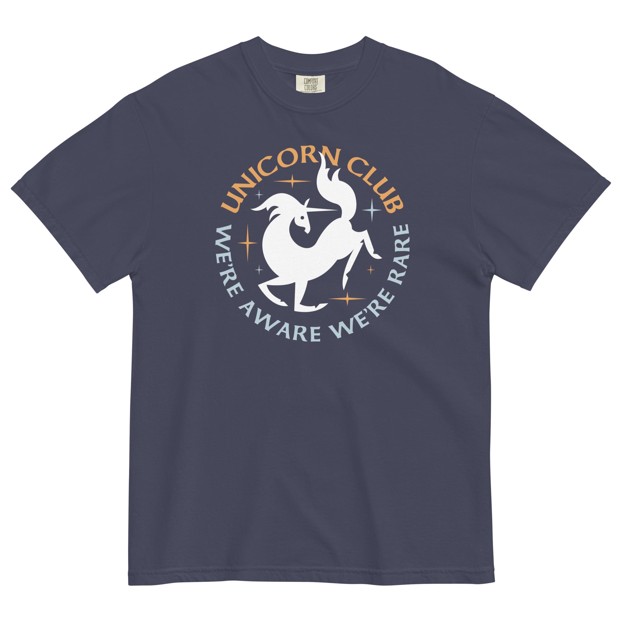 Unicorn Club Men's Relaxed Fit Tee Hoodie, Sweatshirt | CoreVibeTees.com (Image 3)