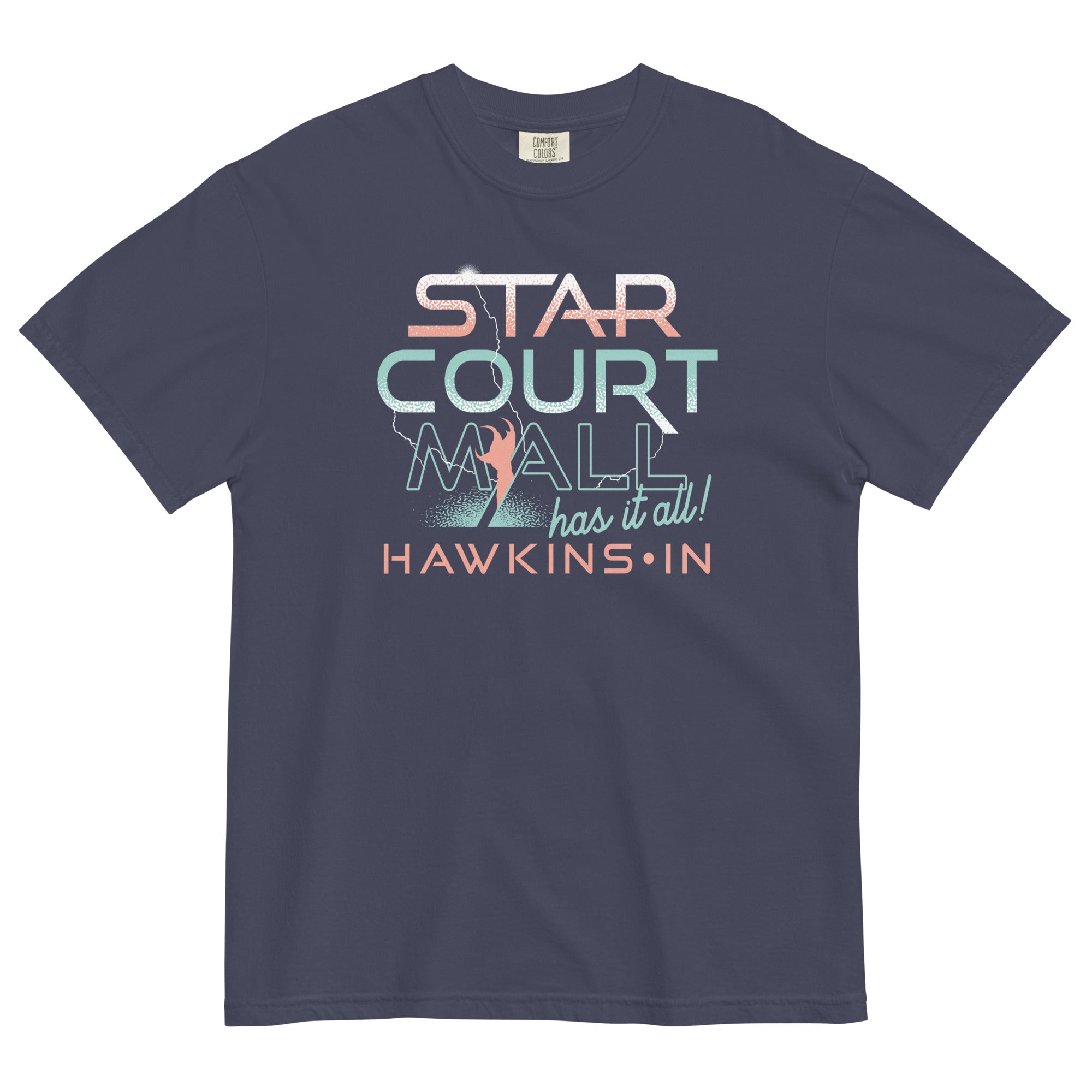 Starcourt Mall Men's Relaxed Fit Tee Hoodie, Sweatshirt | CoreVibeTees.com (Image 2)