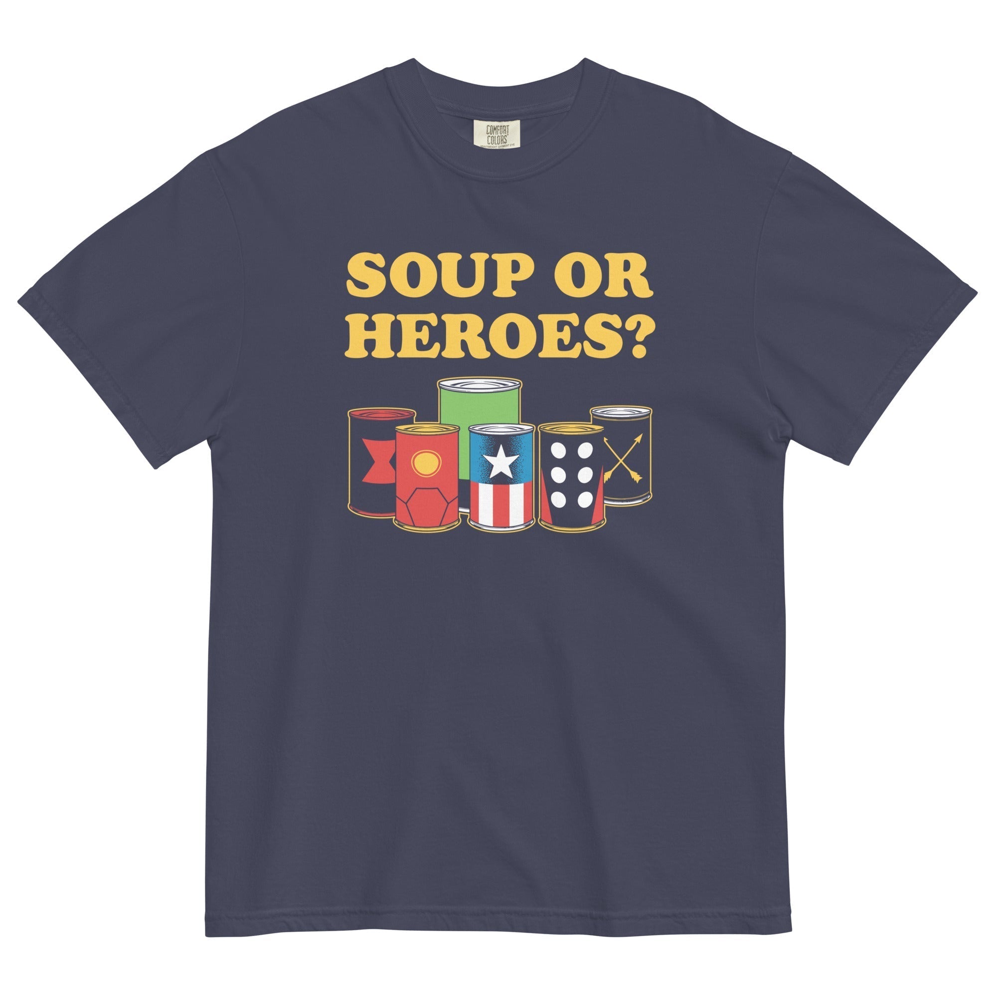 Soup Or Hero? Men's Relaxed Fit Tee Hoodie, Sweatshirt | CoreVibeTees.com (Image 2)