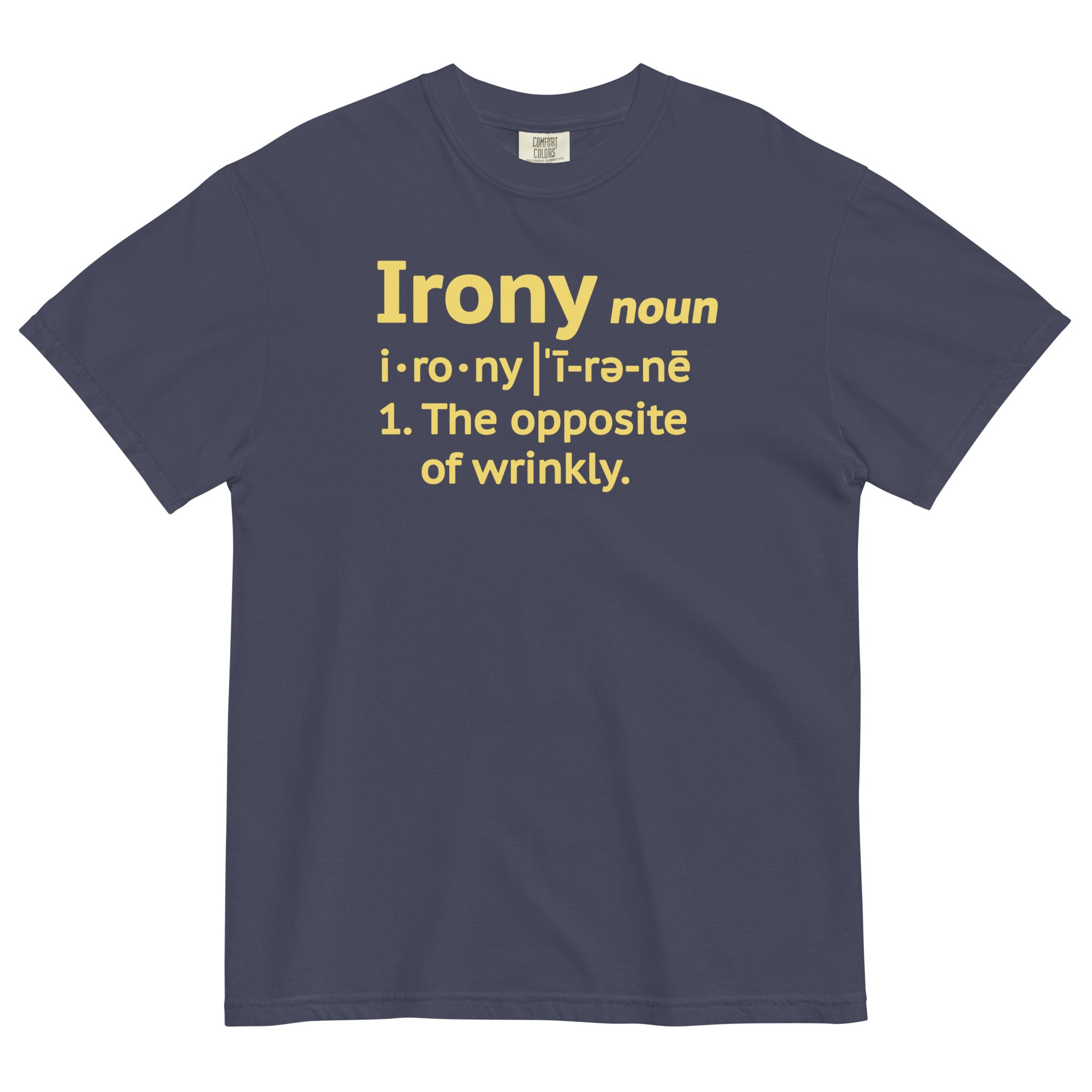 Irony Definition Men's Relaxed Fit Tee Hoodie, Sweatshirt | CoreVibeTees.com (Image 3)