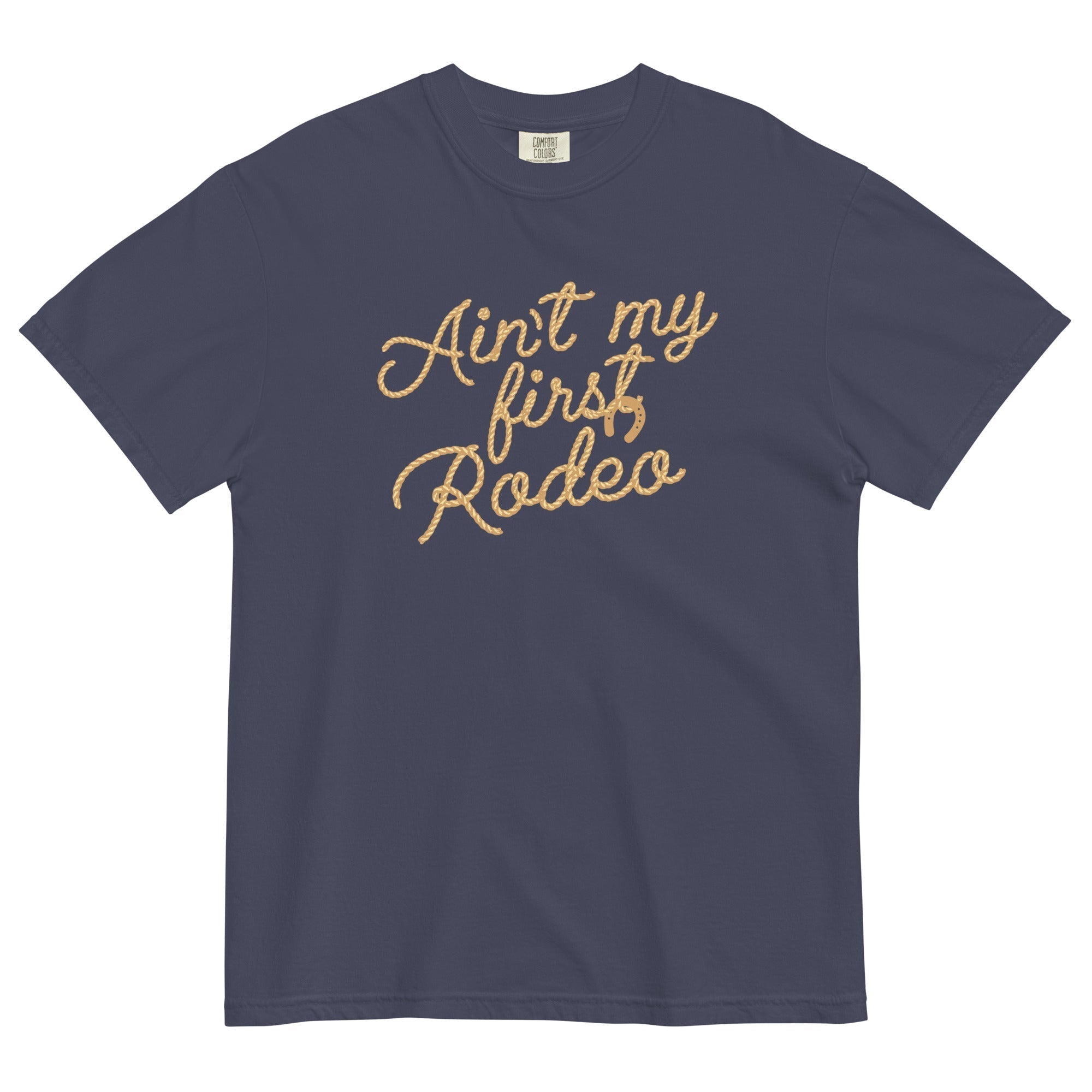 Ain't My First Rodeo Men's Relaxed Fit Tee Hoodie, Sweatshirt | CoreVibeTees.com (Image 2)