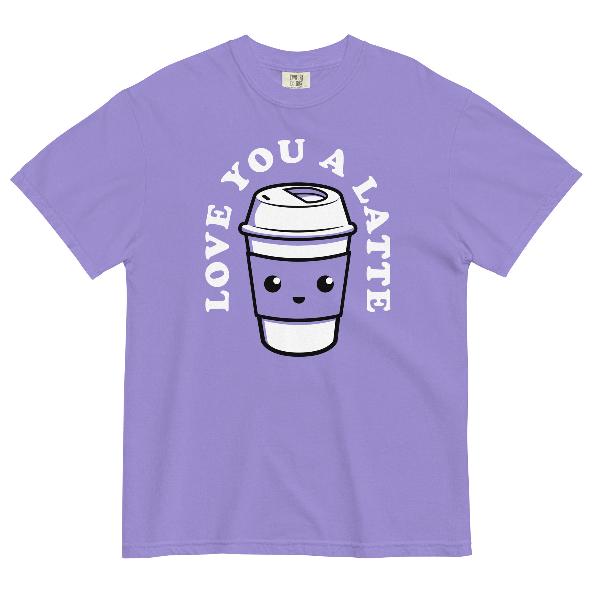 Love You A Latte Men's Relaxed Fit Tee Hoodie, Sweatshirt | CoreVibeTees.com (Image 4)