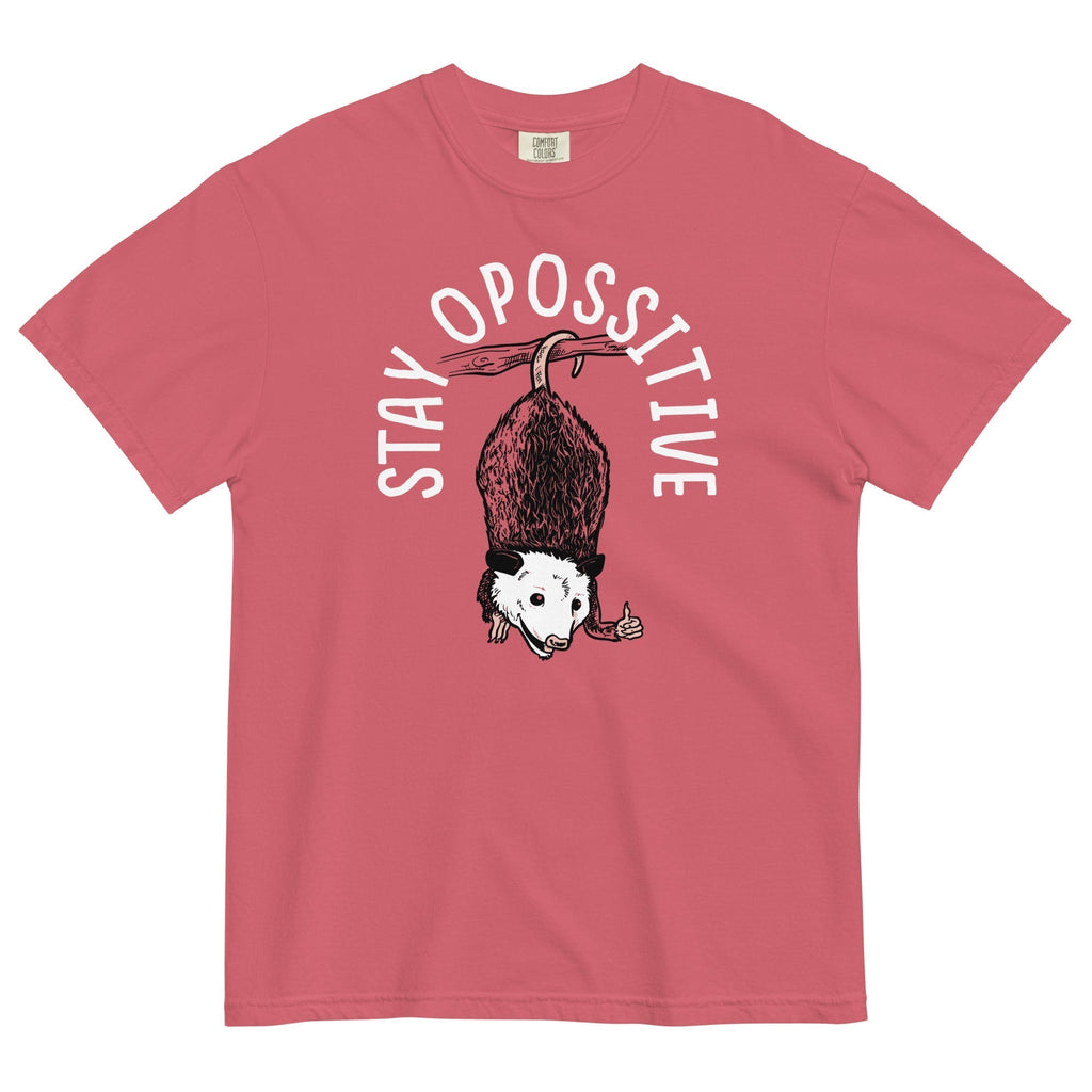 Stay Opossitive Men's Relaxed Fit Tee Hoodie, Sweatshirt | CoreVibeTees.com (Image 3)