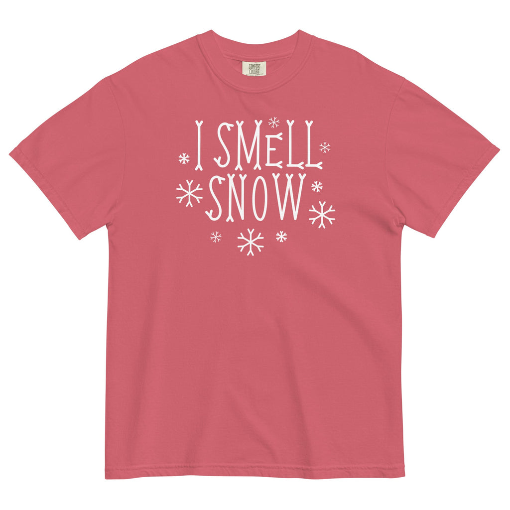 I Smell Snow Men's Relaxed Fit Tee Hoodie, Sweatshirt | CoreVibeTees.com (Image 5)