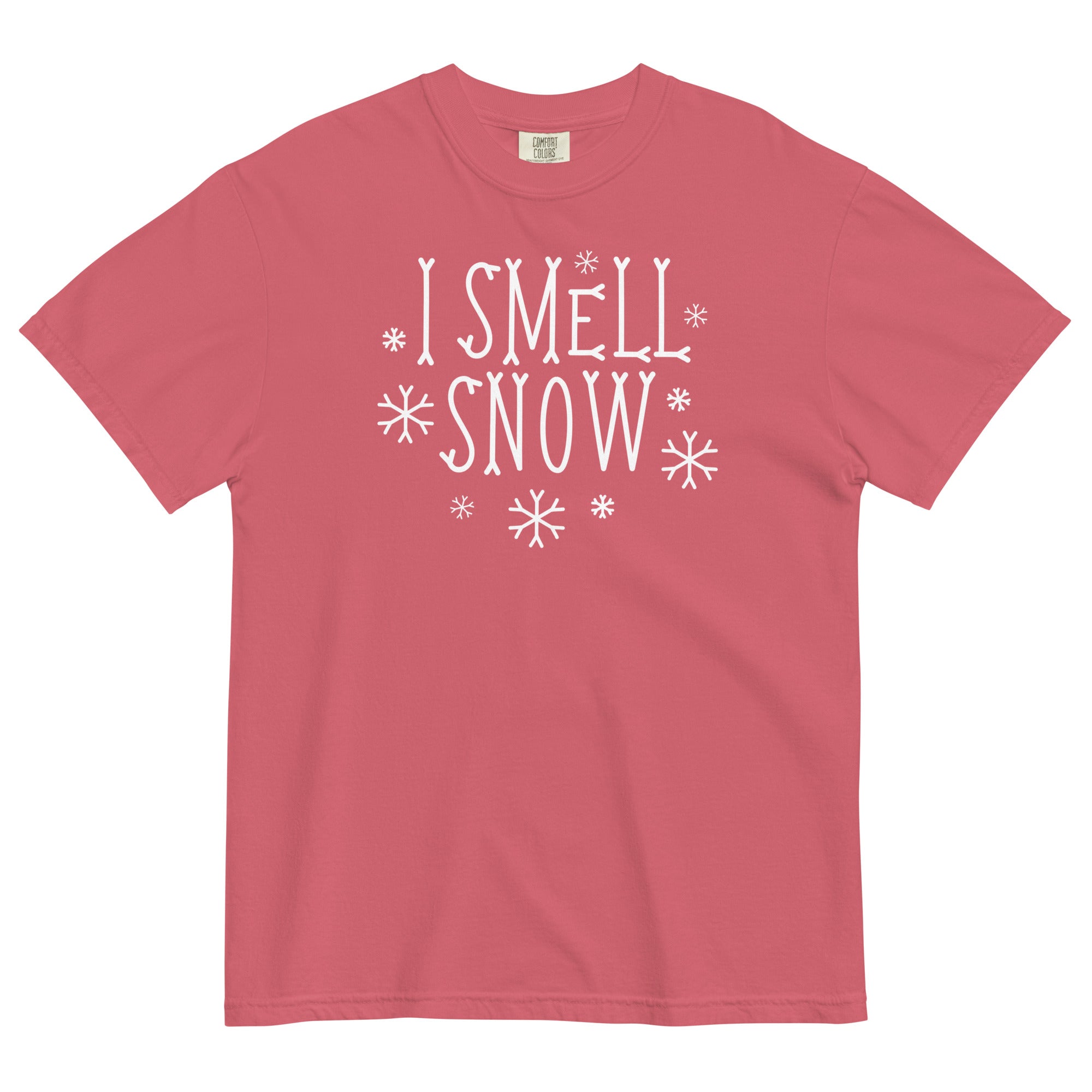 I Smell Snow Men's Relaxed Fit Tee Hoodie, Sweatshirt | CoreVibeTees.com (Image 5)