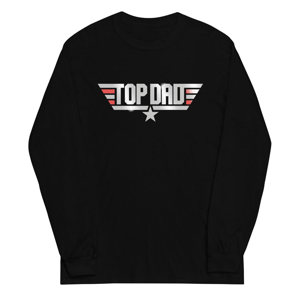 Top Dad Unisex Long Sleeve Tee Hoodie, Sweatshirt | CoreVibeTees.com (Image 2)