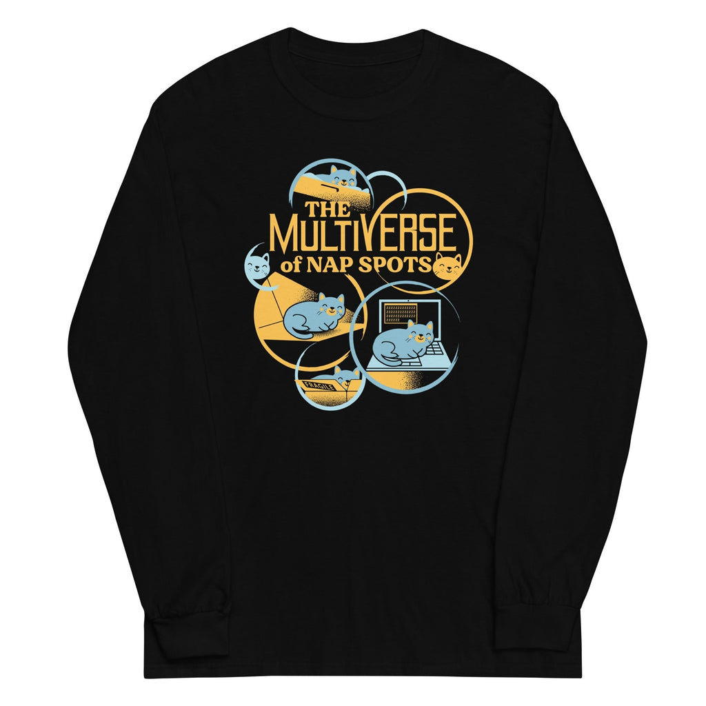 The Multiverse Of Nap Spots Unisex Long Sleeve Tee Hoodie, Sweatshirt | CoreVibeTees.com (Image 2)