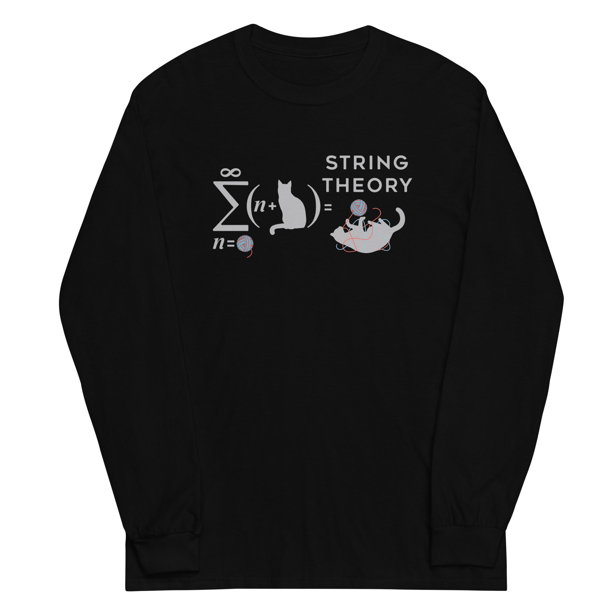 String Theory Unisex Long Sleeve Tee Hoodie, Sweatshirt | CoreVibeTees.com (Image 1)