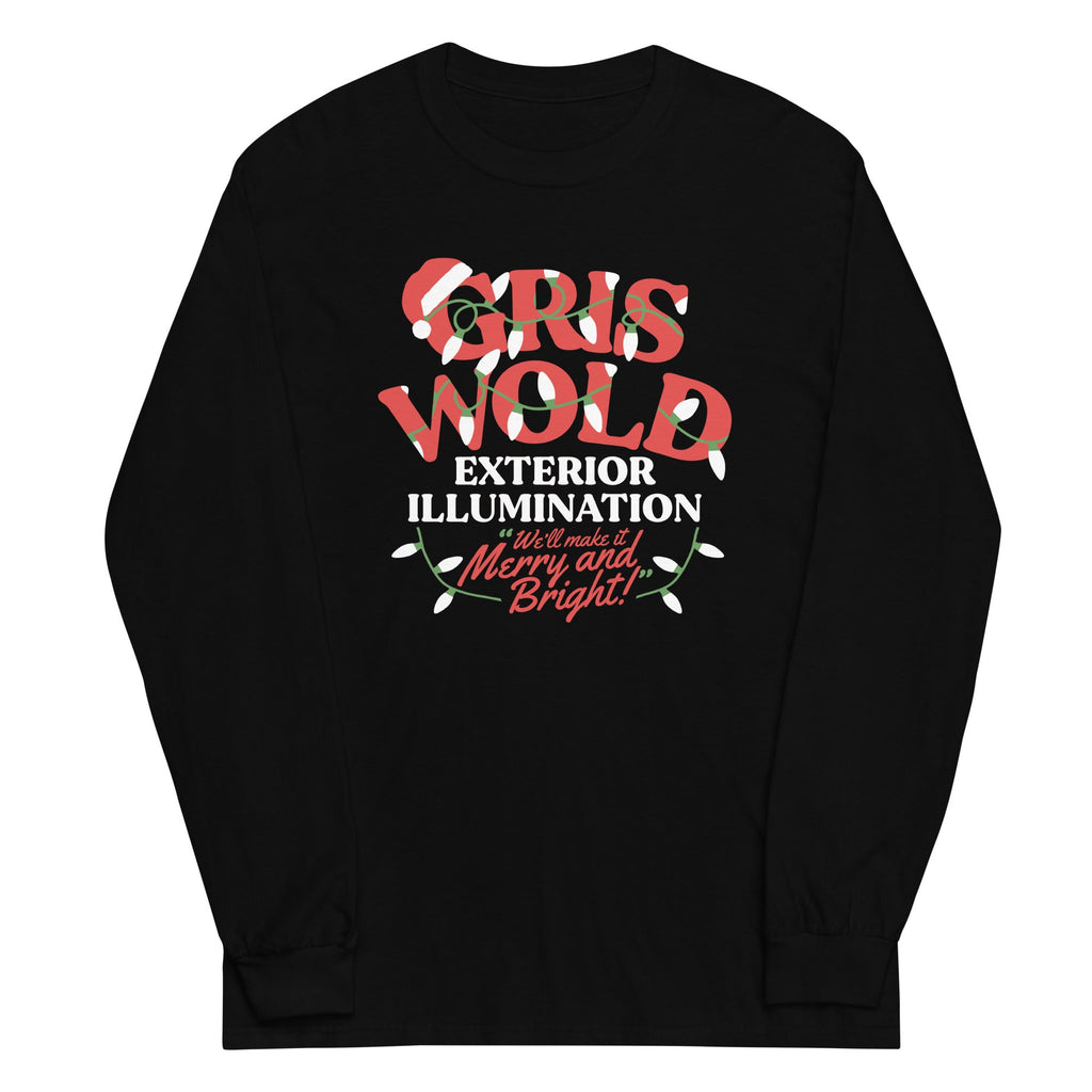 Griswold Exterior Illumination Unisex Long Sleeve Tee Hoodie, Sweatshirt | CoreVibeTees.com (Image 1)