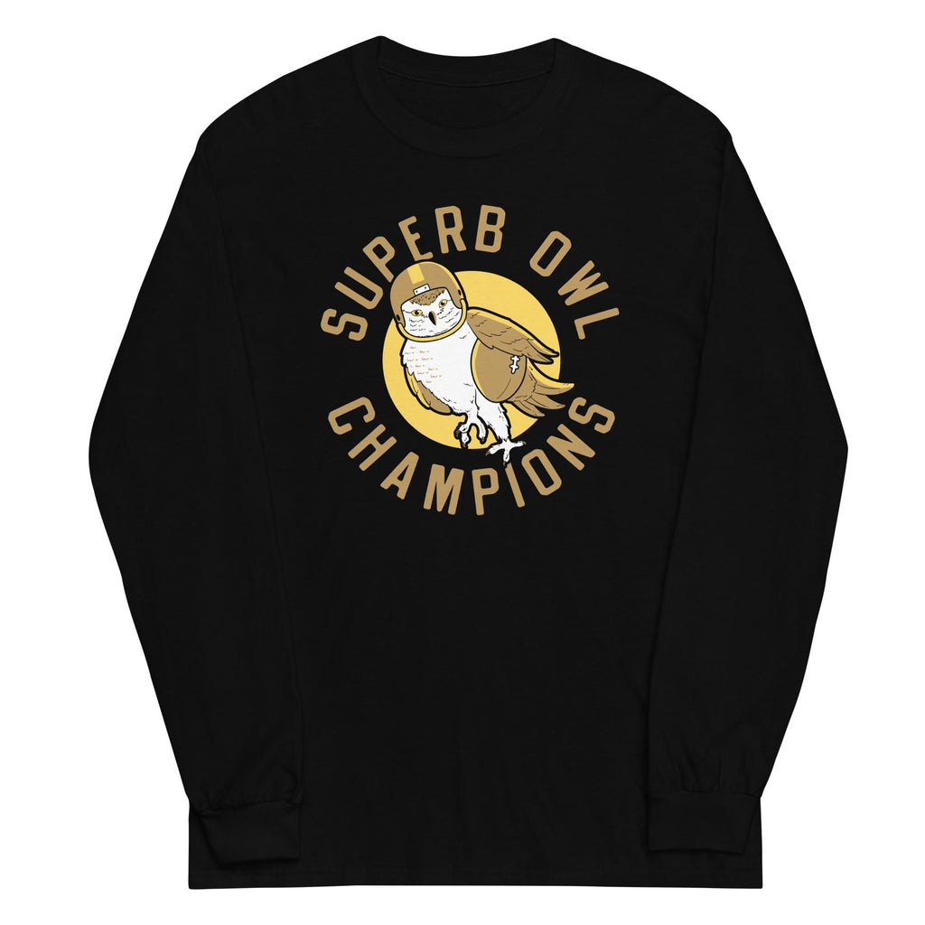 Superb Owl Unisex Long Sleeve Tee Hoodie, Sweatshirt | CoreVibeTees.com (Image 2)