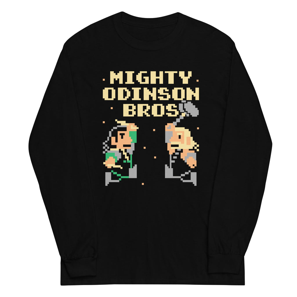 Mighty Odinson Bros Unisex Long Sleeve Tee Hoodie, Sweatshirt | CoreVibeTees.com (Image 1)