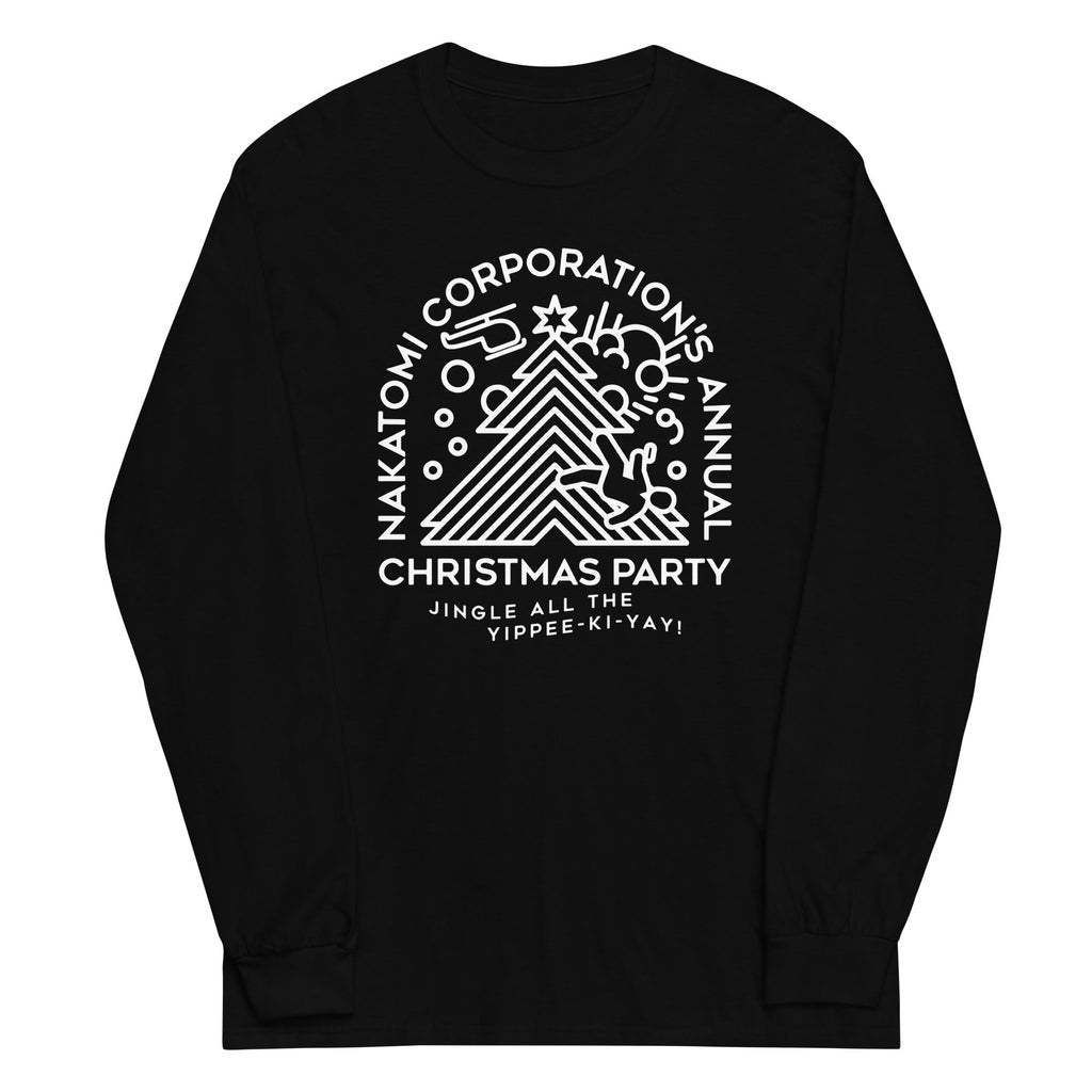 Nakatomi Christmas Party Unisex Long Sleeve Tee Hoodie, Sweatshirt | CoreVibeTees.com (Image 2)