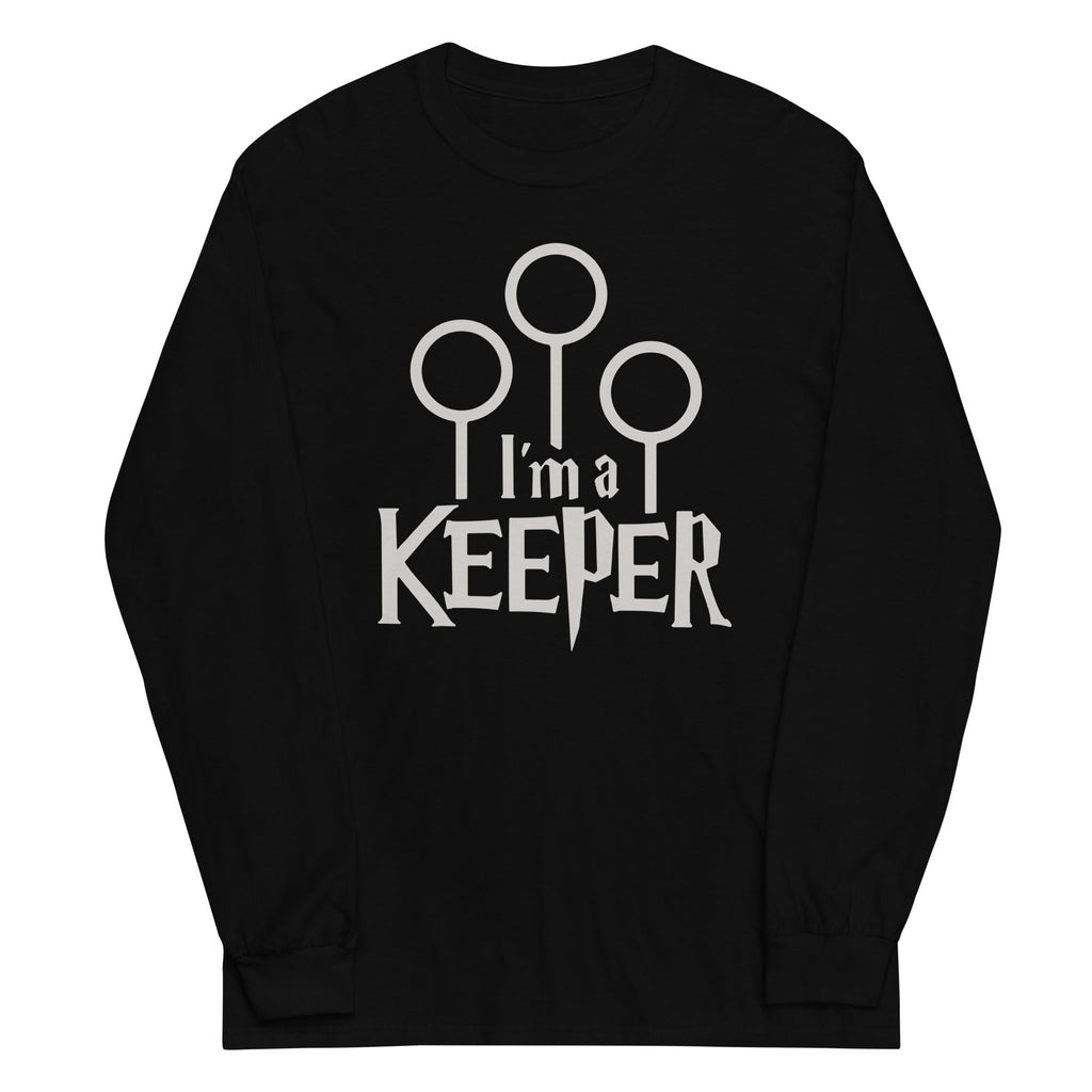 I'm A Keeper Unisex Long Sleeve Tee Hoodie, Sweatshirt | CoreVibeTees.com (Image 2)