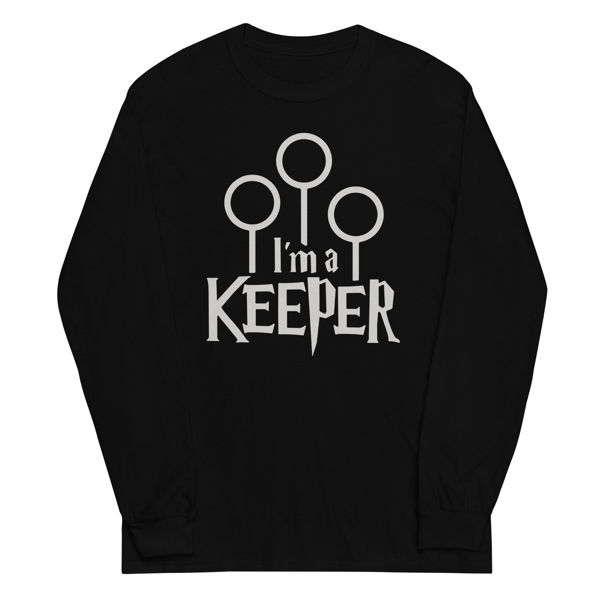 I'm A Keeper Unisex Long Sleeve Tee Hoodie, Sweatshirt | CoreVibeTees.com (Image 2)
