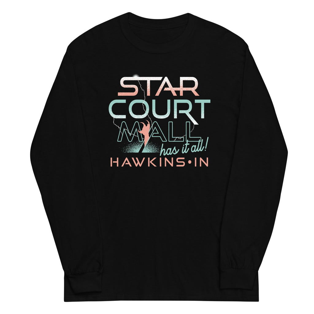 Starcourt Mall Unisex Long Sleeve Tee Hoodie, Sweatshirt | CoreVibeTees.com (Image 2)
