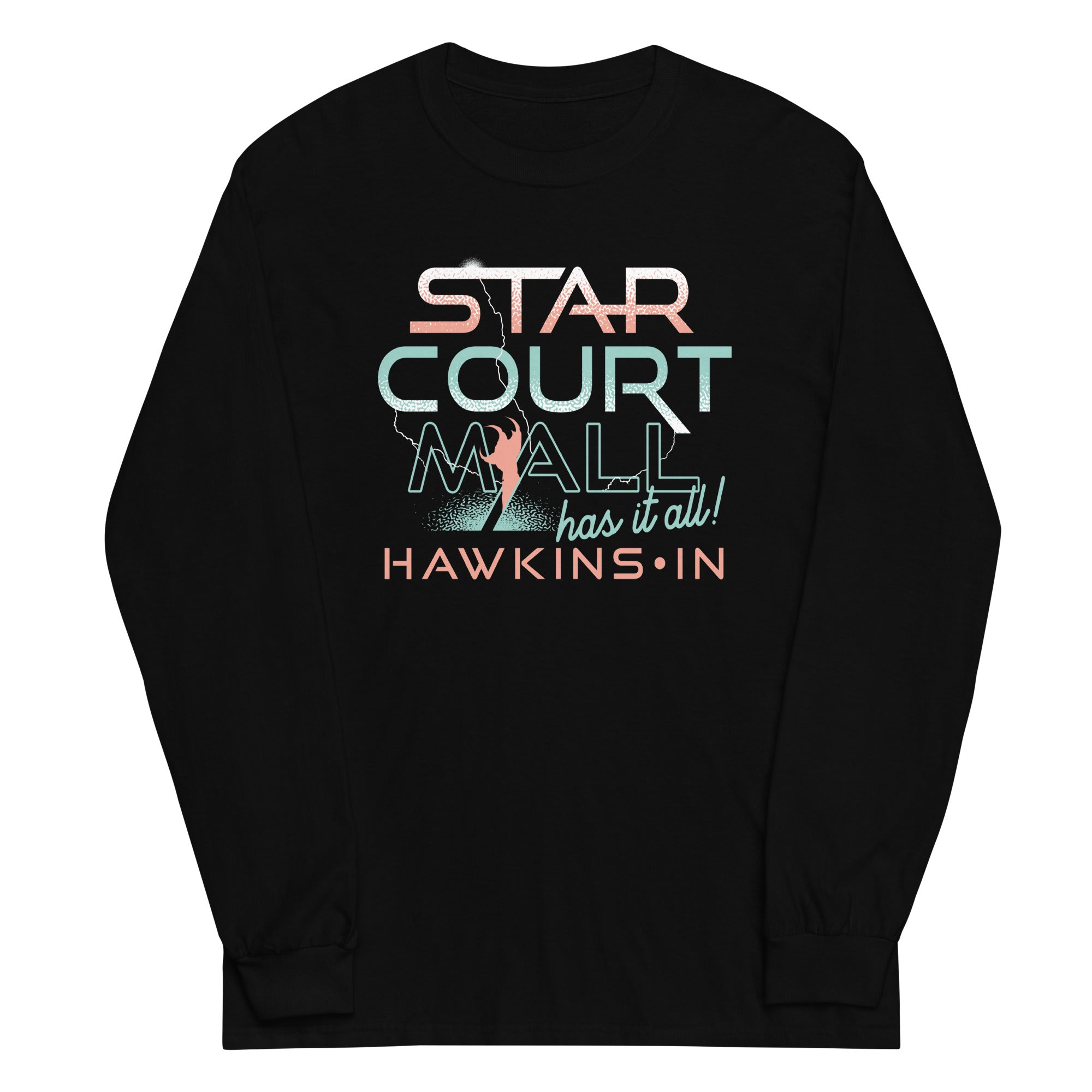 Starcourt Mall Unisex Long Sleeve Tee Hoodie, Sweatshirt | CoreVibeTees.com (Image 2)