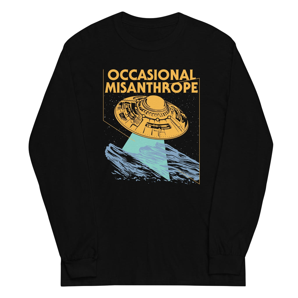 Occasional Misanthrope Unisex Long Sleeve Tee Hoodie, Sweatshirt | CoreVibeTees.com (Image 1)