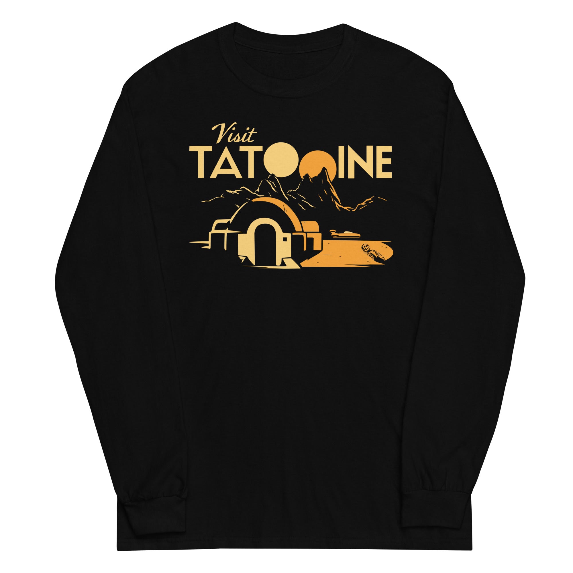 Visit Tatooine Unisex Long Sleeve Tee Hoodie, Sweatshirt | CoreVibeTees.com (Image 2)