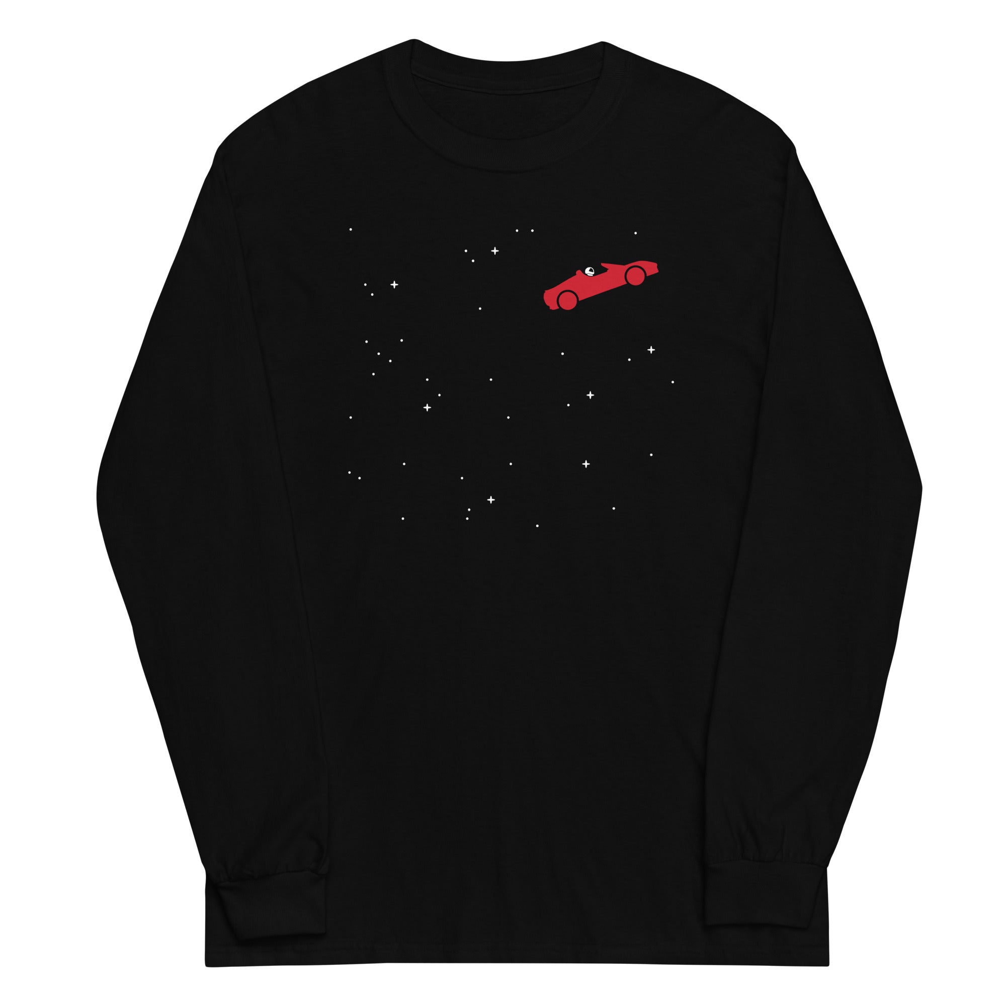 Space Road Unisex Long Sleeve Tee Hoodie, Sweatshirt | CoreVibeTees.com (Image 1)
