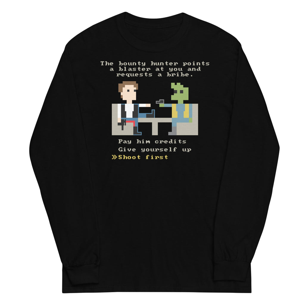 The Bounty Hunter Unisex Long Sleeve Tee Hoodie, Sweatshirt | CoreVibeTees.com (Image 2)