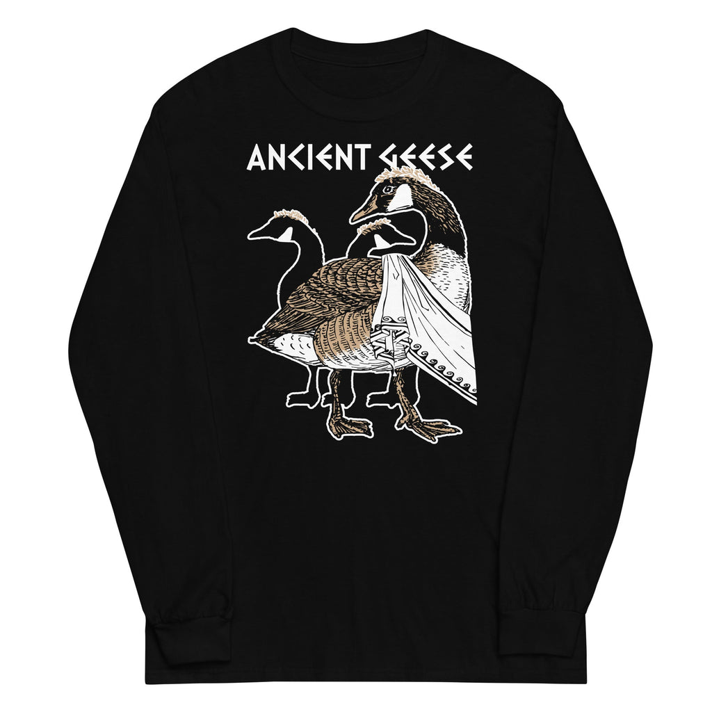 Ancient Geese Unisex Long Sleeve Tee Hoodie, Sweatshirt | CoreVibeTees.com (Image 2)