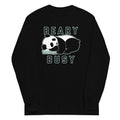 Beary Busy Unisex Long Sleeve Tee Hoodie, Sweatshirt | CoreVibeTees.com (Image 1)