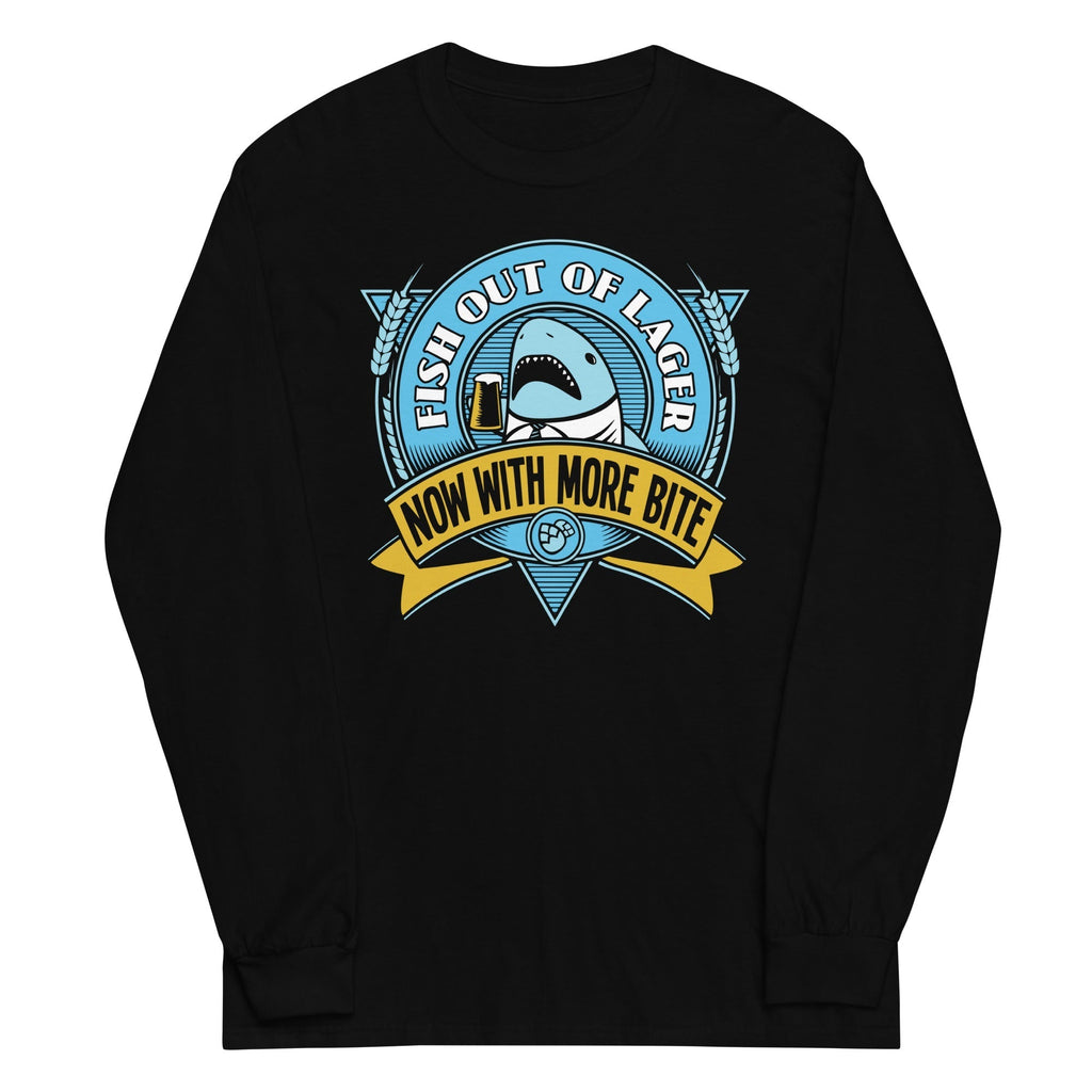 Fish Out Of Lager Unisex Long Sleeve Tee Hoodie, Sweatshirt | CoreVibeTees.com (Image 2)