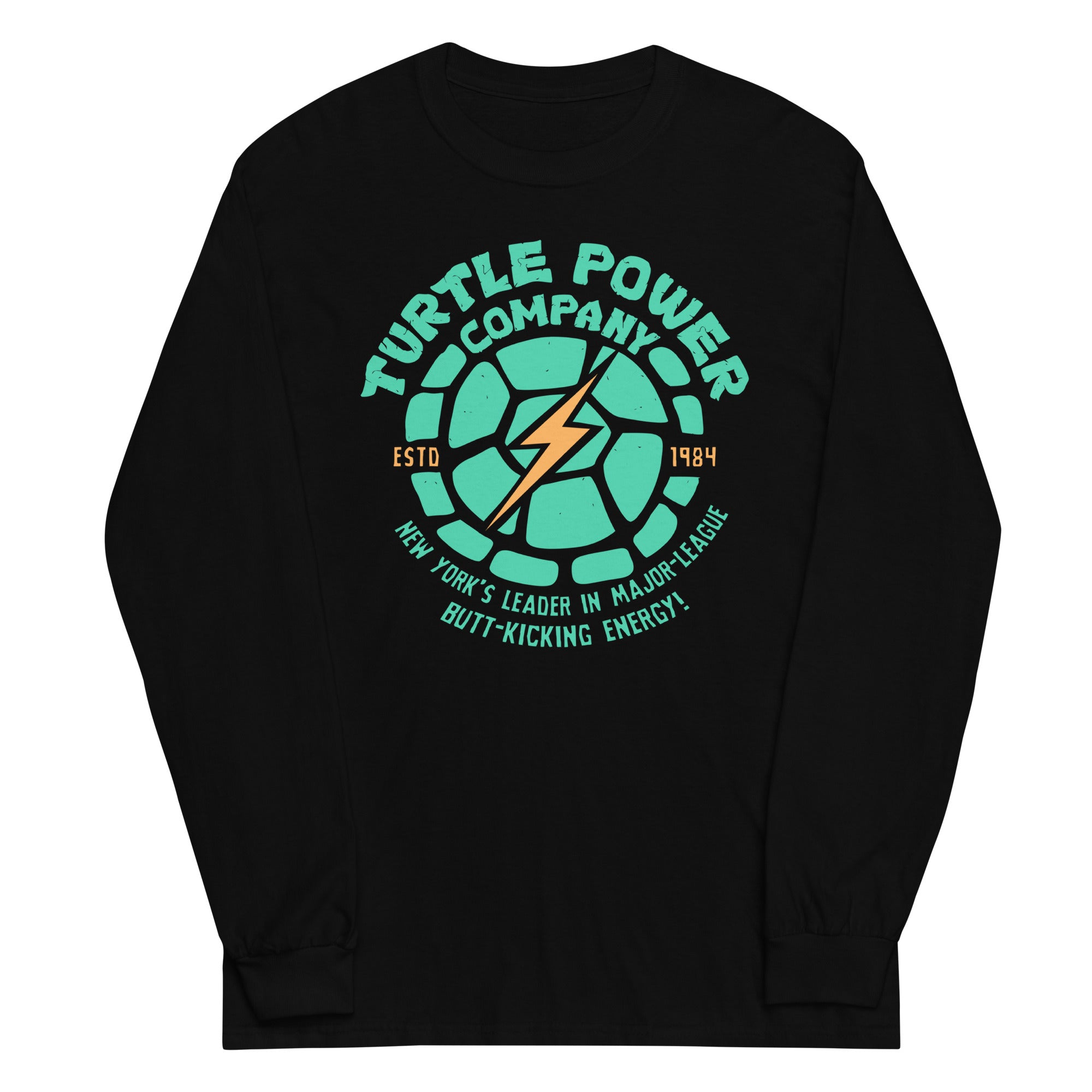 Turtle Power Company Unisex Long Sleeve Tee Hoodie, Sweatshirt | CoreVibeTees.com (Image 2)