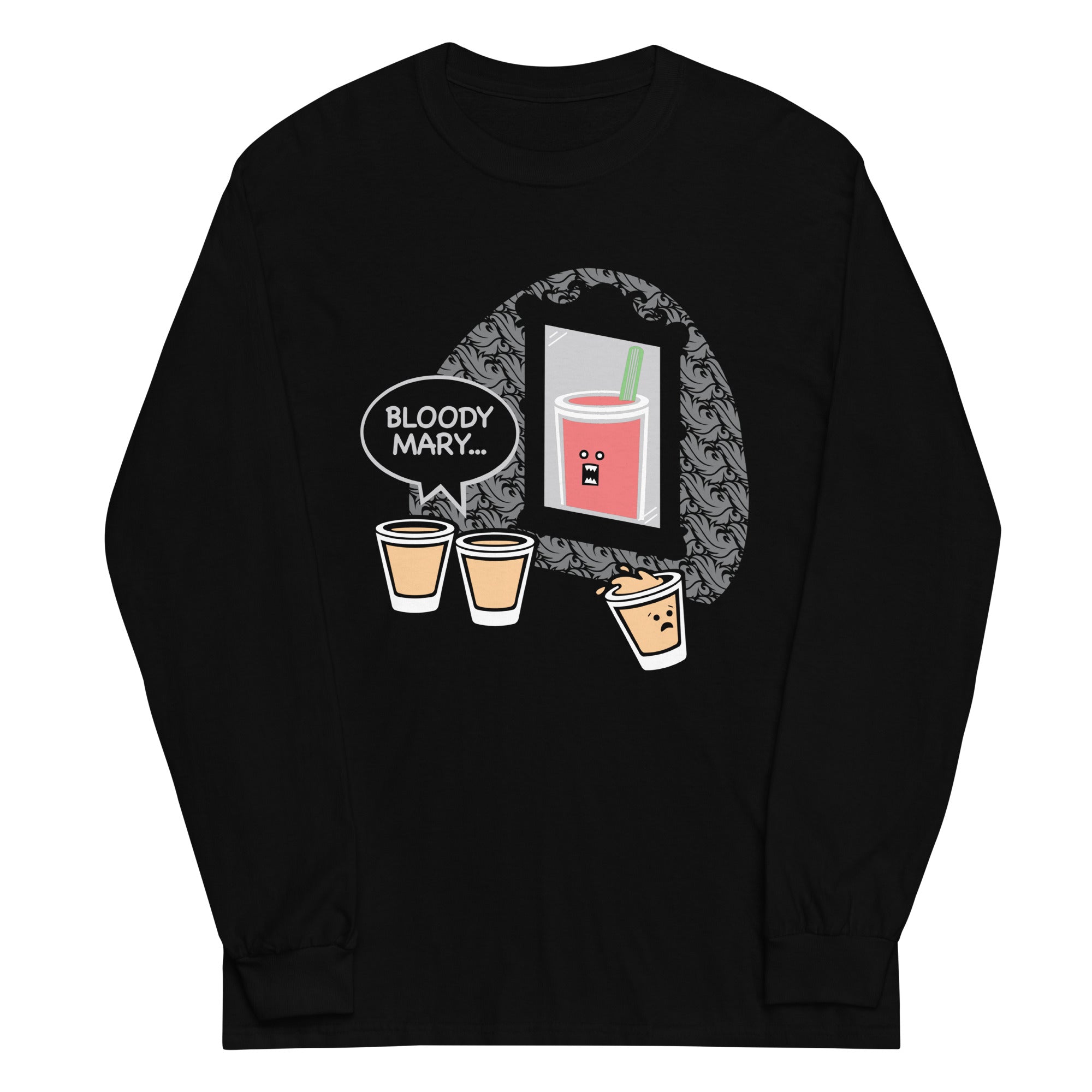 Bloody Mary Unisex Long Sleeve Tee Hoodie, Sweatshirt | CoreVibeTees.com (Image 1)