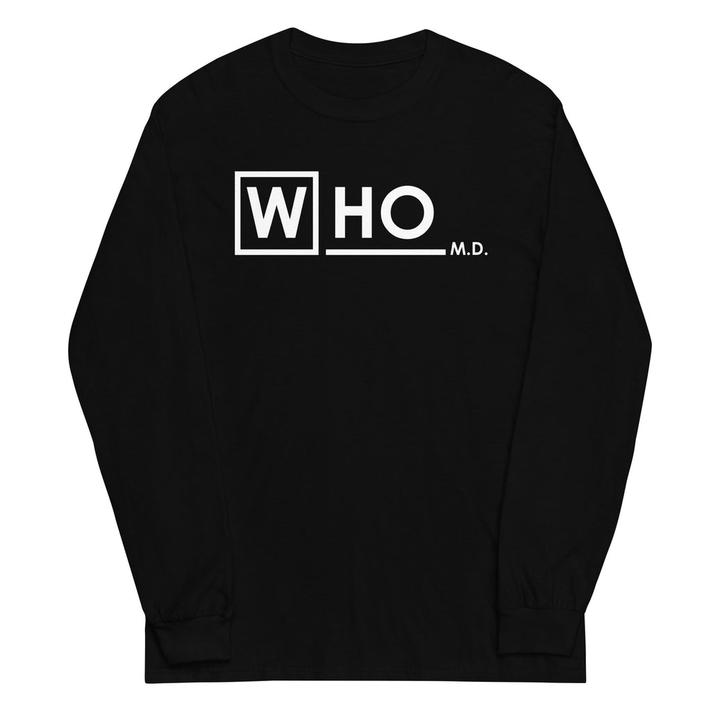 Who MD Unisex Long Sleeve Tee Hoodie, Sweatshirt | CoreVibeTees.com (Image 2)