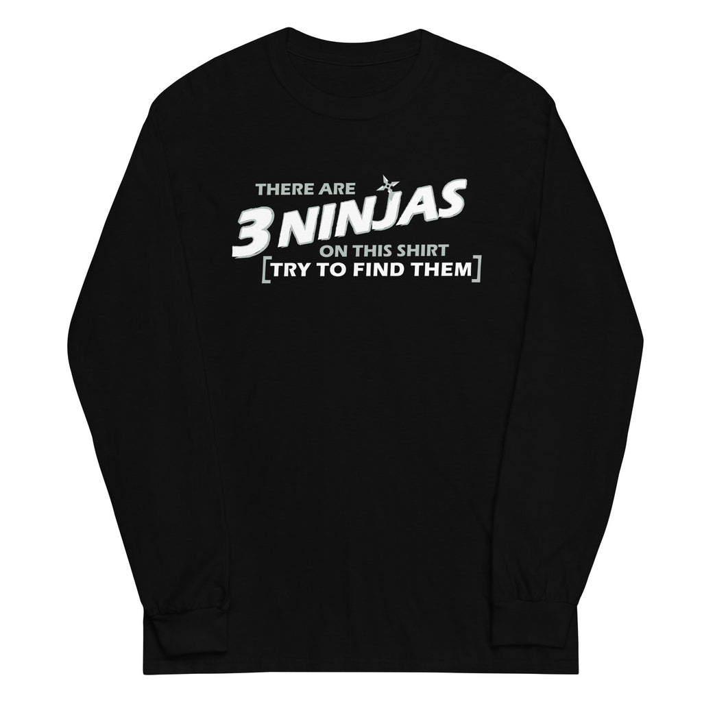 3 Ninjas Unisex Long Sleeve Tee Hoodie, Sweatshirt | CoreVibeTees.com (Image 2)