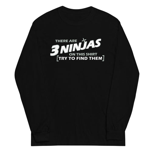 3 Ninjas Unisex Long Sleeve Tee Hoodie, Sweatshirt | CoreVibeTees.com (Image 2)
