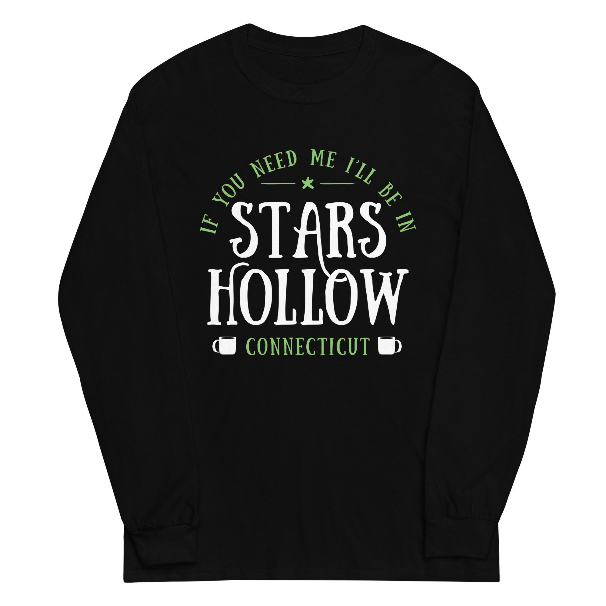 Stars Hollow Unisex Long Sleeve Tee Hoodie, Sweatshirt | CoreVibeTees.com (Image 2)