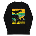 Isla Nublar National Park Unisex Long Sleeve Tee Hoodie, Sweatshirt | CoreVibeTees.com (Image 1)