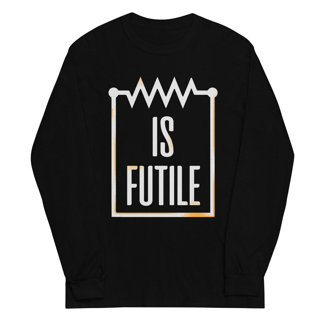 Resistor Is Futile Unisex Long Sleeve Tee Hoodie, Sweatshirt | CoreVibeTees.com (Image 2)