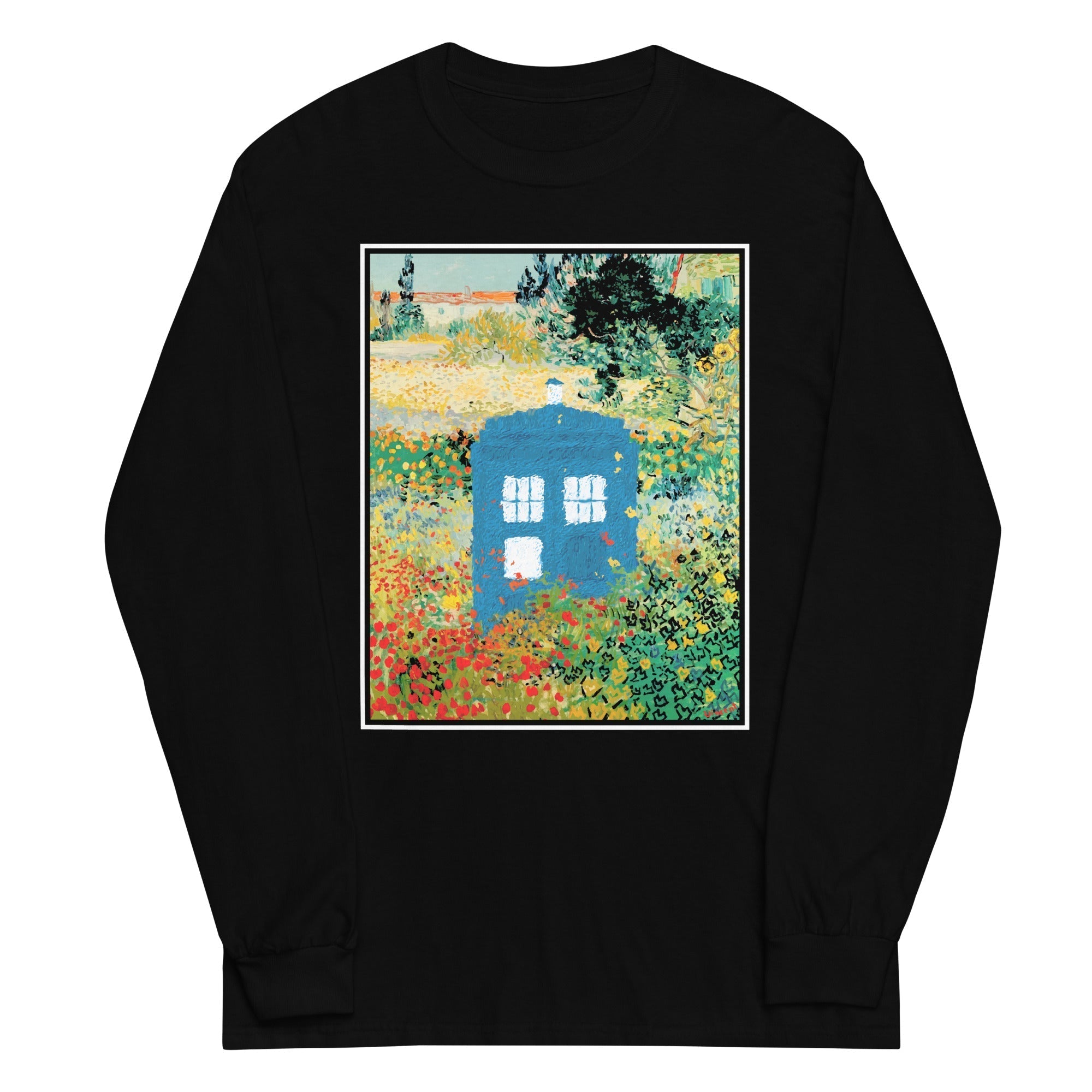 Garden In Bloom Unisex Long Sleeve Tee Hoodie, Sweatshirt | CoreVibeTees.com (Image 3)