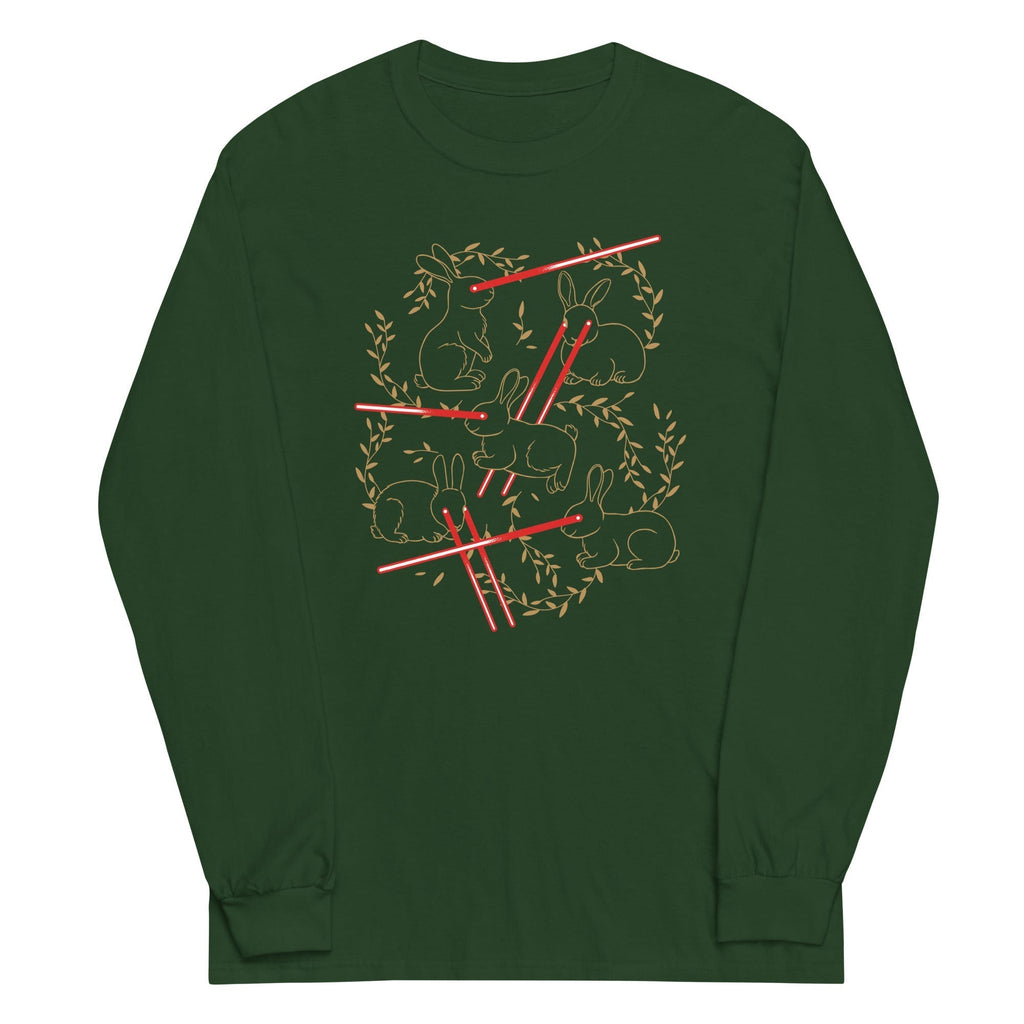 Laser Buns Unisex Long Sleeve Tee Hoodie, Sweatshirt | CoreVibeTees.com (Image 4)