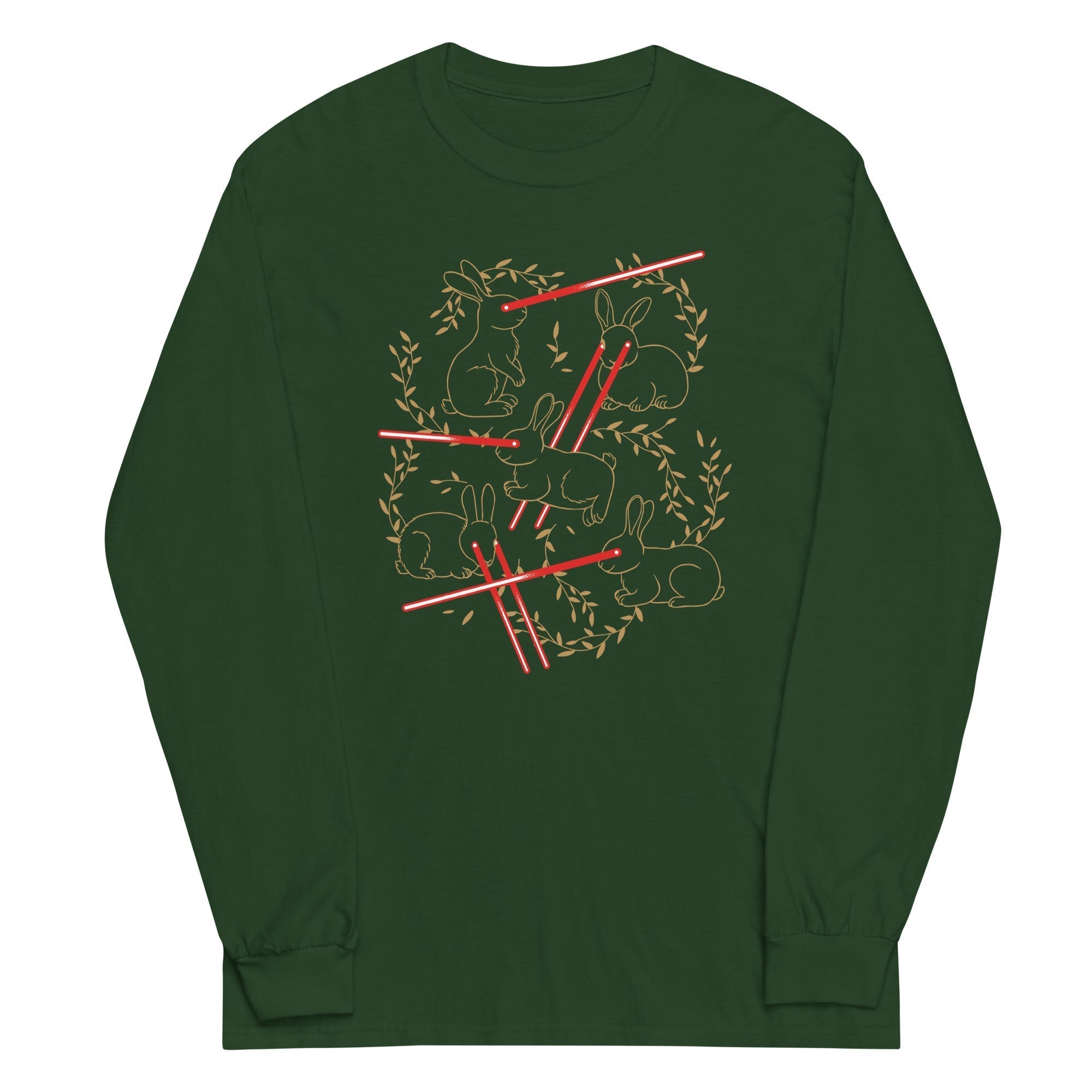 Laser Buns Unisex Long Sleeve Tee Hoodie, Sweatshirt | CoreVibeTees.com (Image 4)
