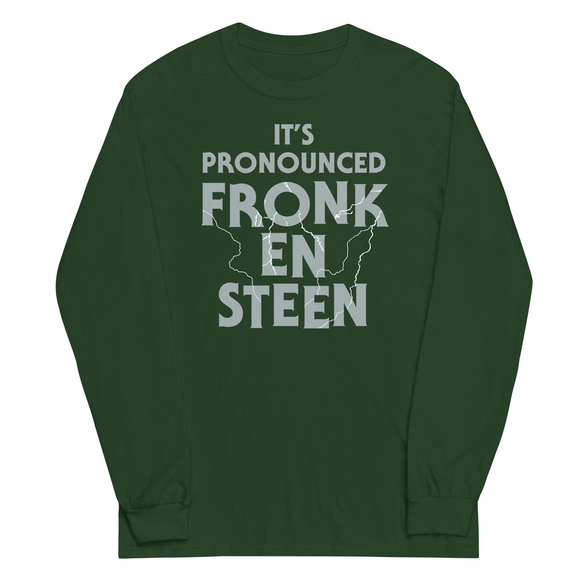 It's Pronounced Fronk-En-Steen Unisex Long Sleeve Tee Hoodie, Sweatshirt | CoreVibeTees.com (Image 4)