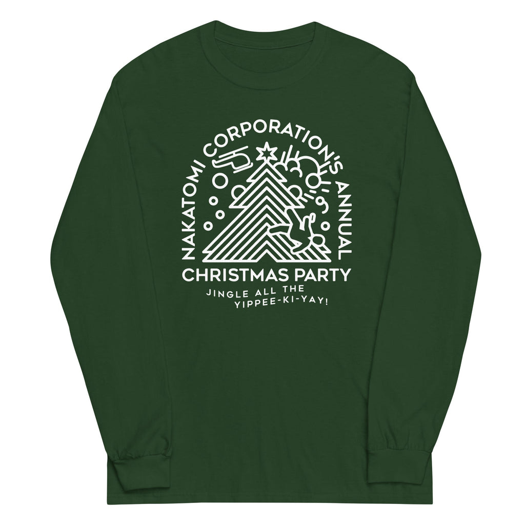 Nakatomi Christmas Party Unisex Long Sleeve Tee Hoodie, Sweatshirt | CoreVibeTees.com (Image 4)