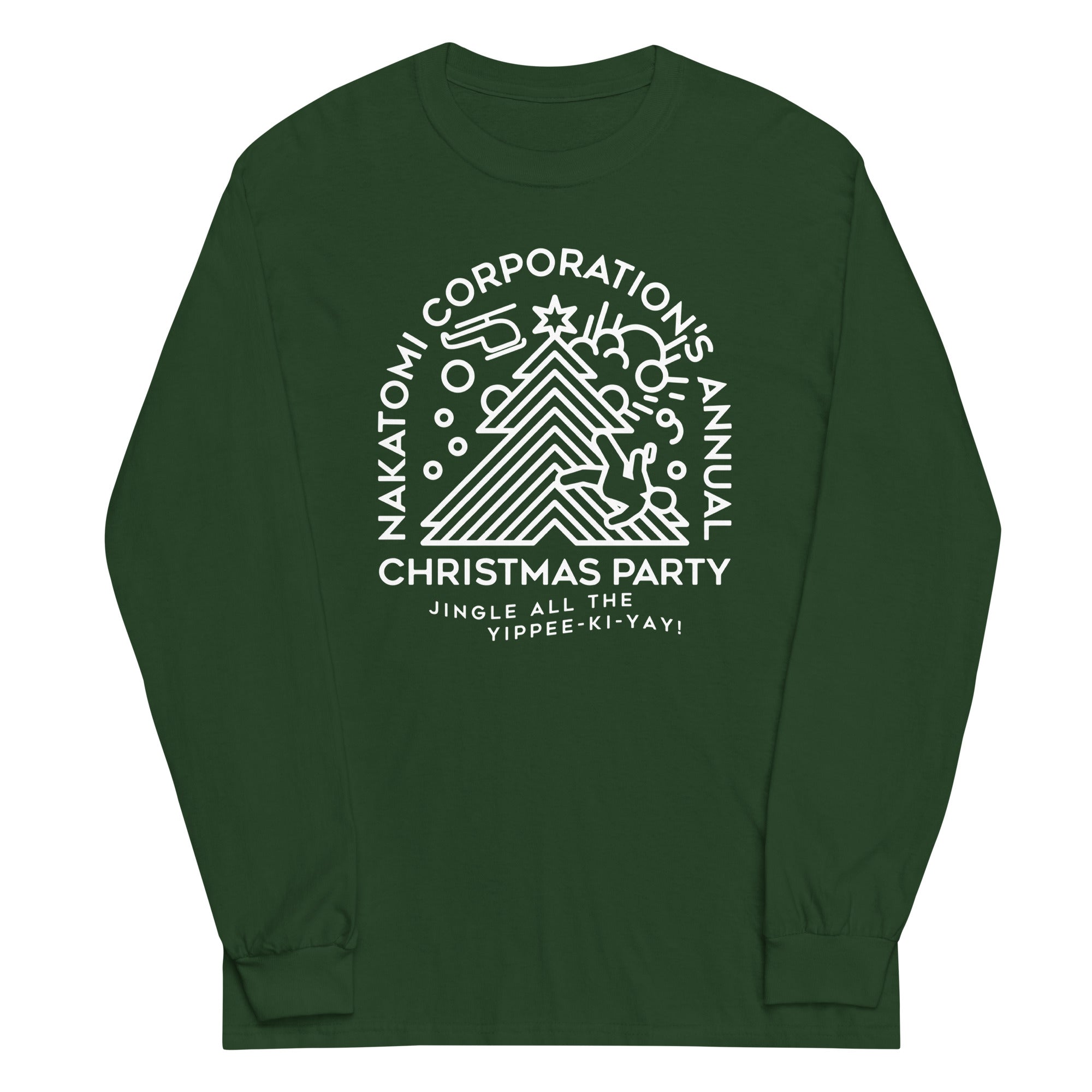 Nakatomi Christmas Party Unisex Long Sleeve Tee Hoodie, Sweatshirt | CoreVibeTees.com (Image 4)