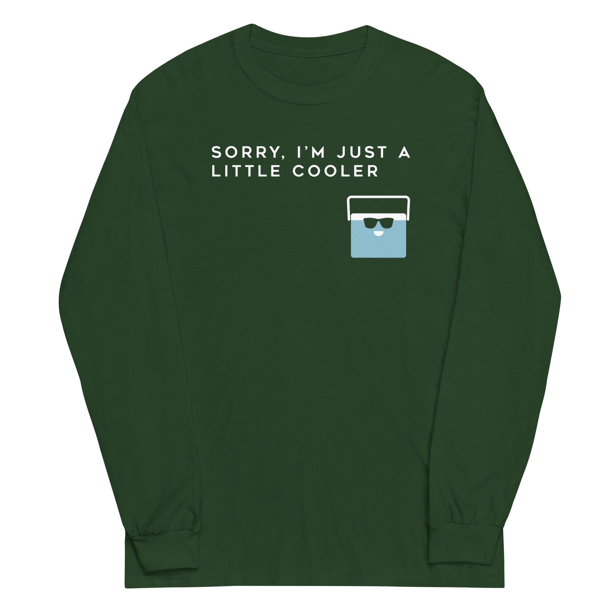 Sorry, I'm Just A Little Cooler Unisex Long Sleeve Tee Hoodie, Sweatshirt | CoreVibeTees.com (Image 3)